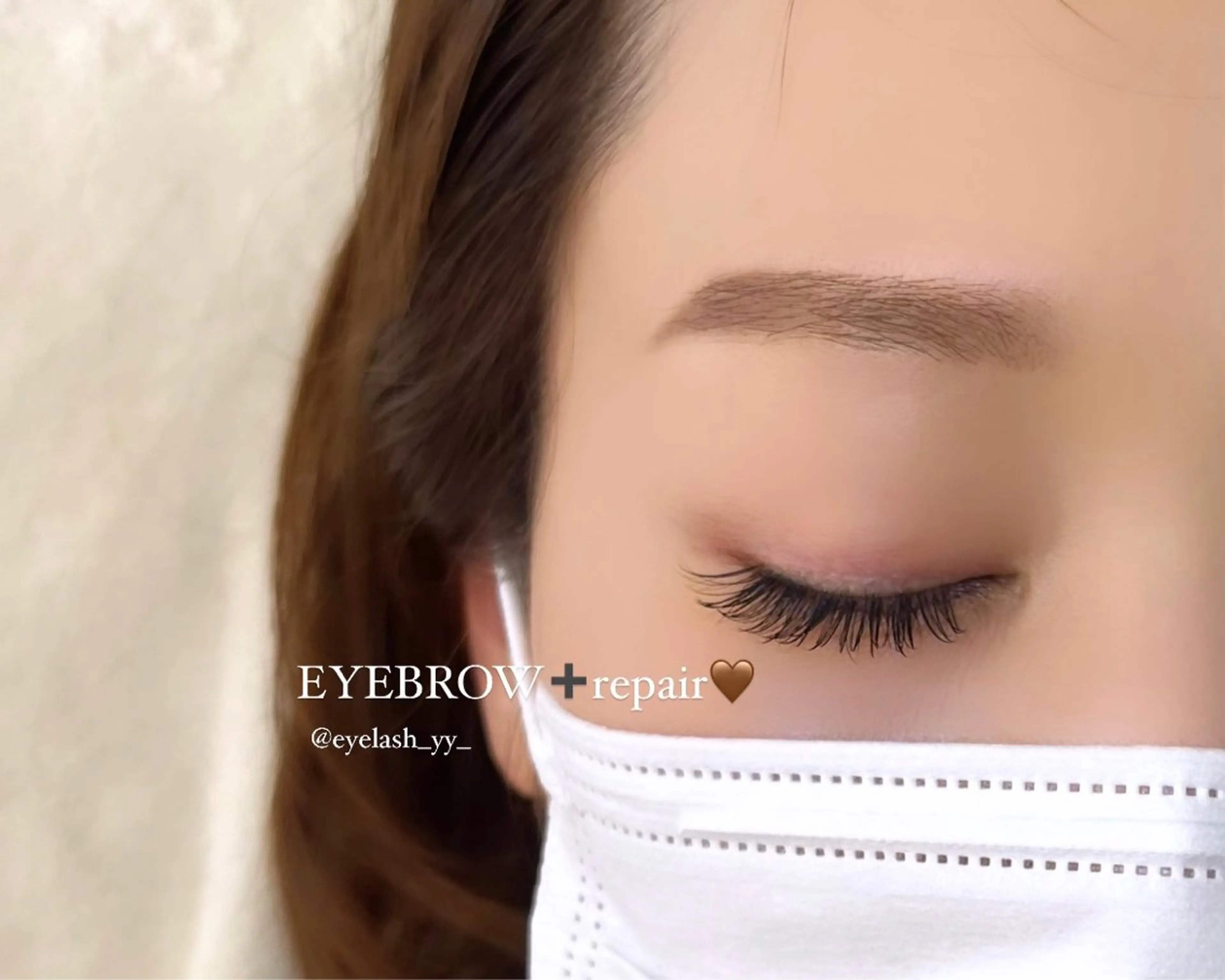 アイブロウ LEDマツエク /束感🎀yukiのマツエク・マツパデザイン