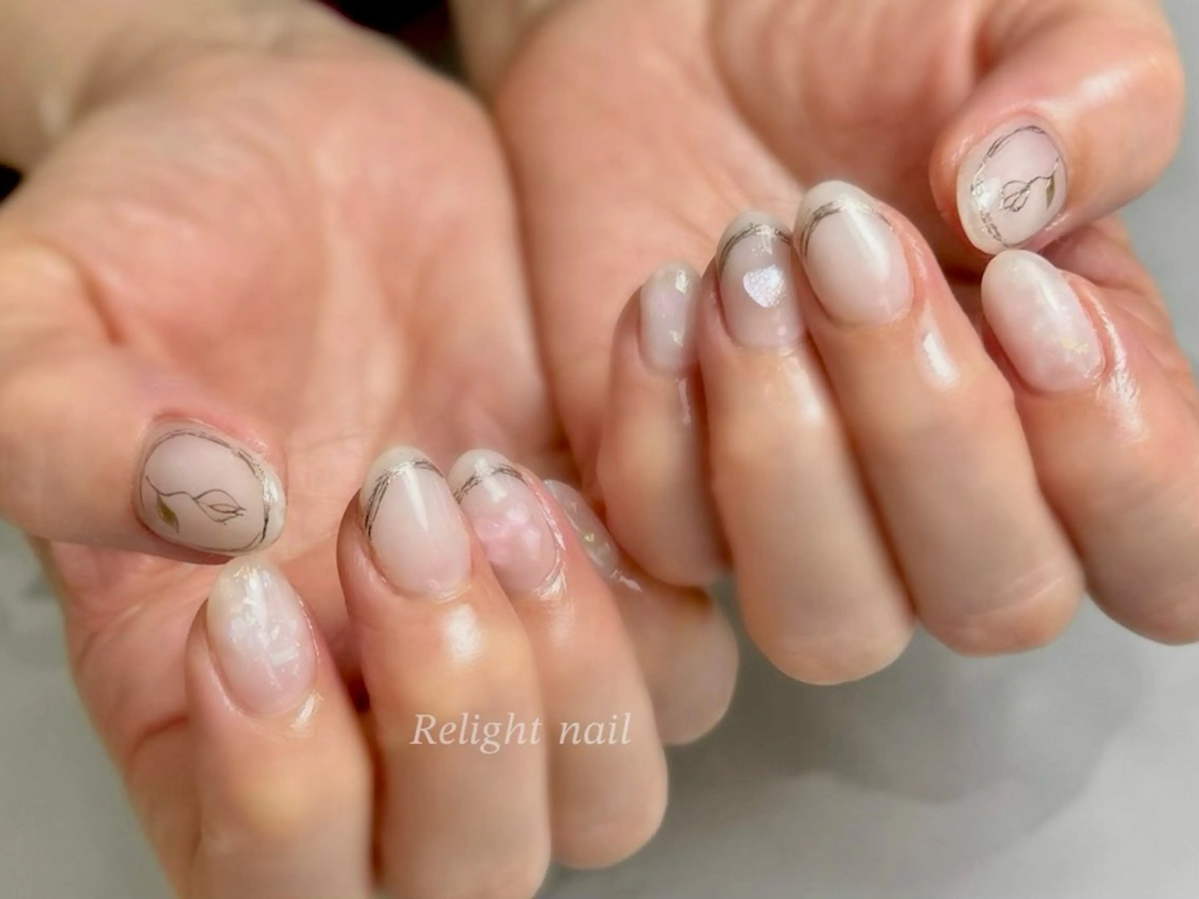 ネイル ハンドネイル Relight RIEのネイルデザイン