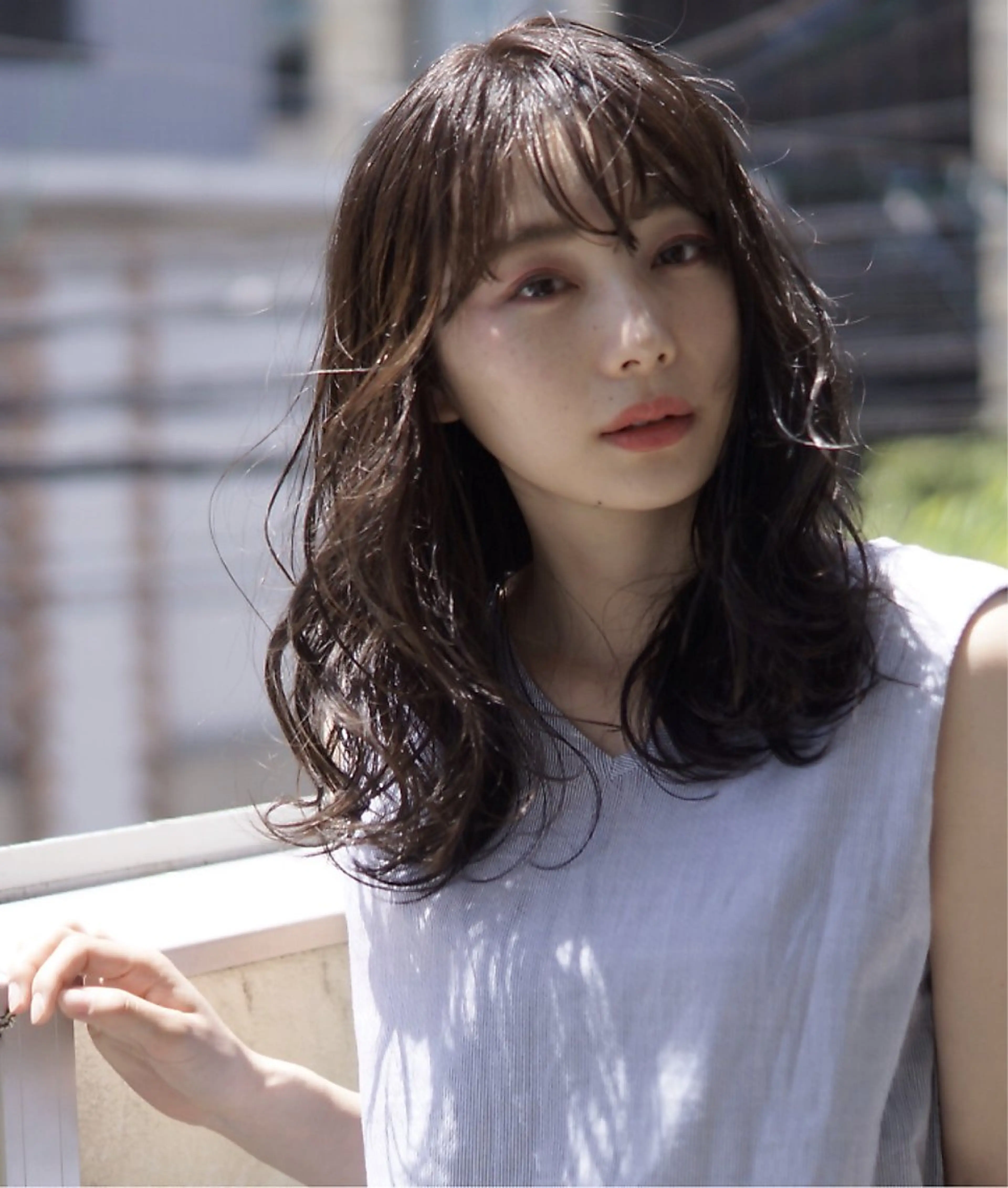 パーマ カット ヘアカラー 縮毛矯正 トリートメント hoNua. 栄/透明感カラーのヘアスタイル