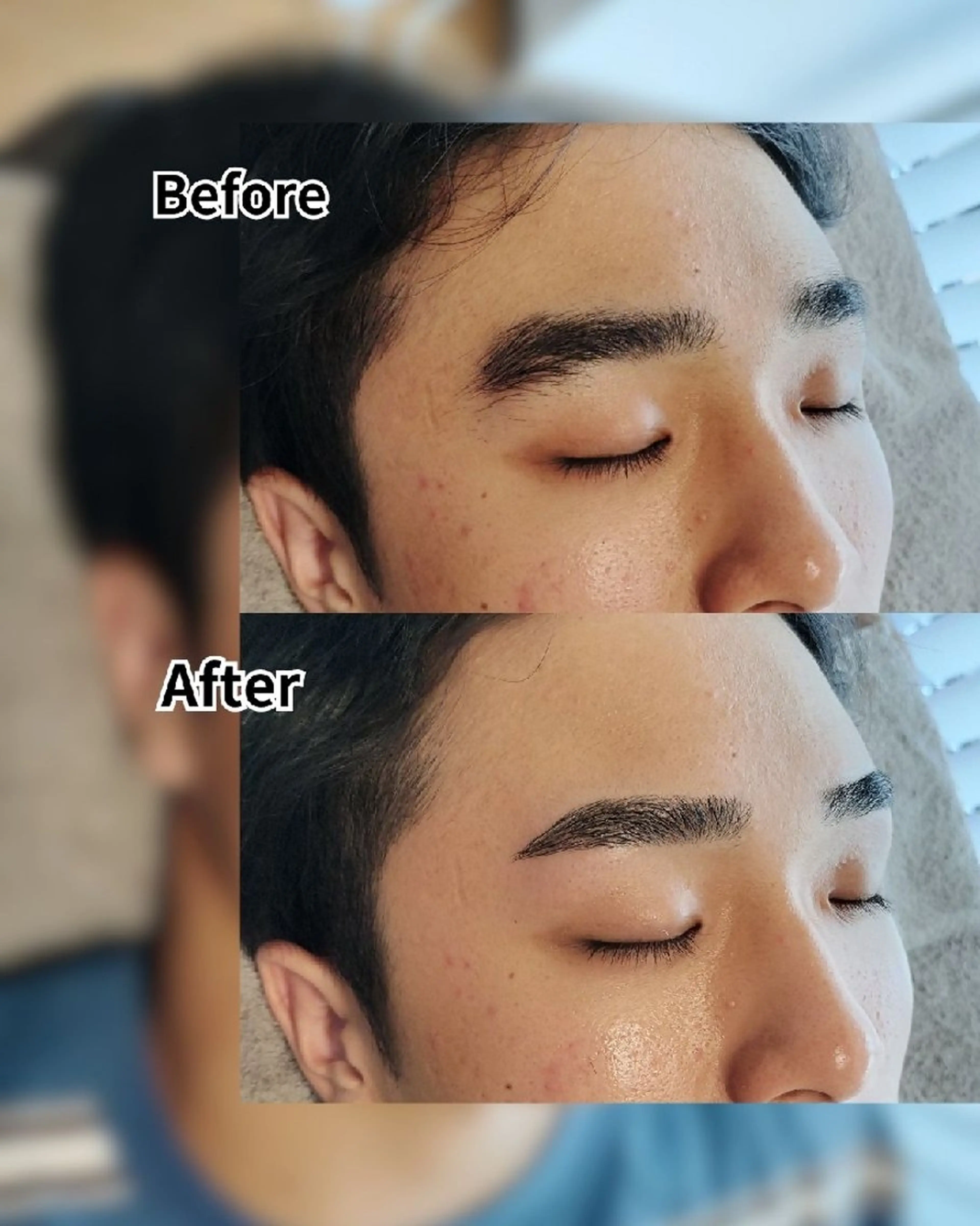 メンズ アイブロウ メンズパーマ メンズアイブロウ 眉毛ワックス脱毛 メンズ脱毛専門店Oceans所属・メンズ眉毛・脱毛専門 Oceansの眉毛・アイブロウイメージ