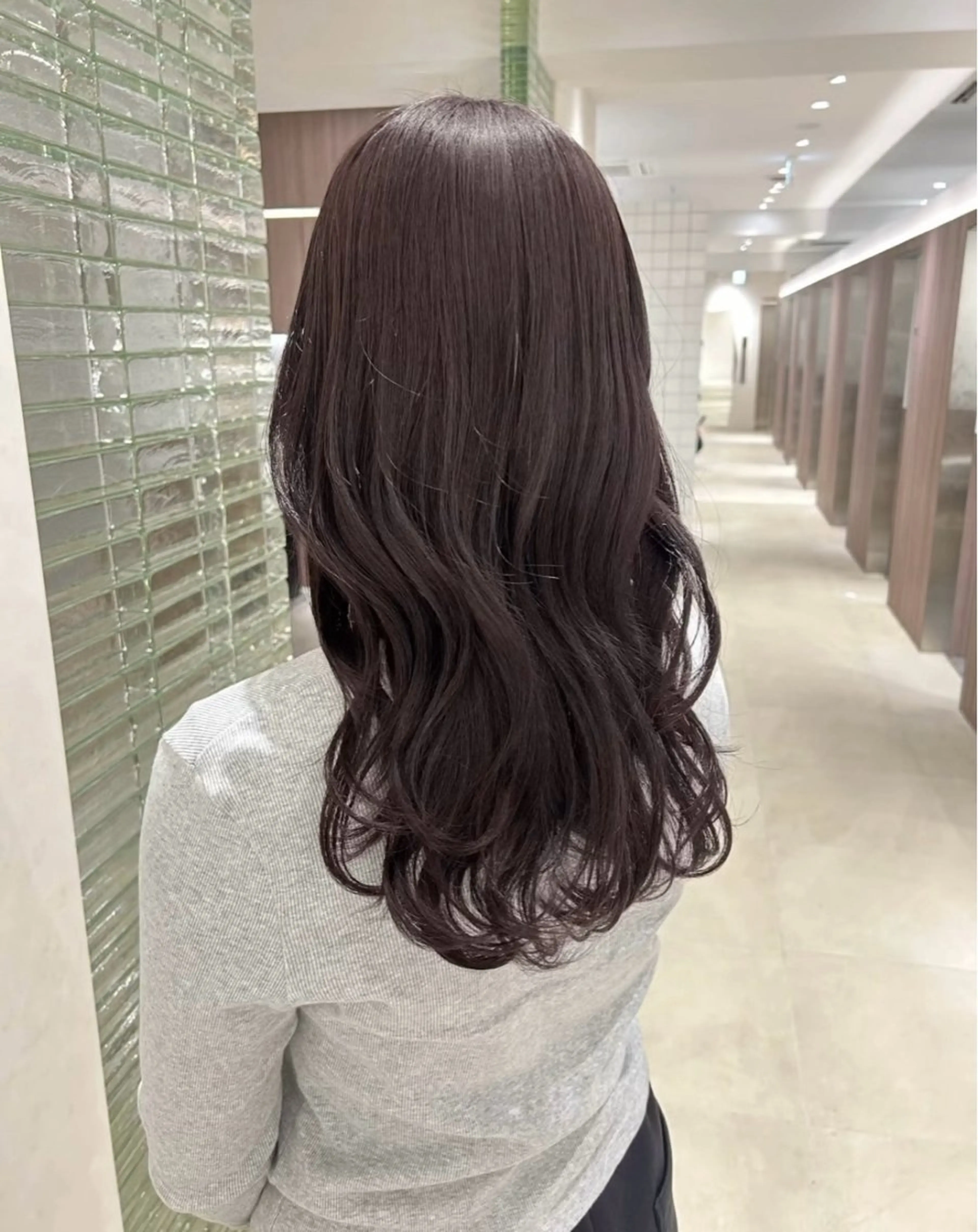 ミディアム カラー ヘアアレンジ メンズ Salowin原宿ash所属・‎透明感×艶髪 ‎🫒maki🎀のヘアスタイル