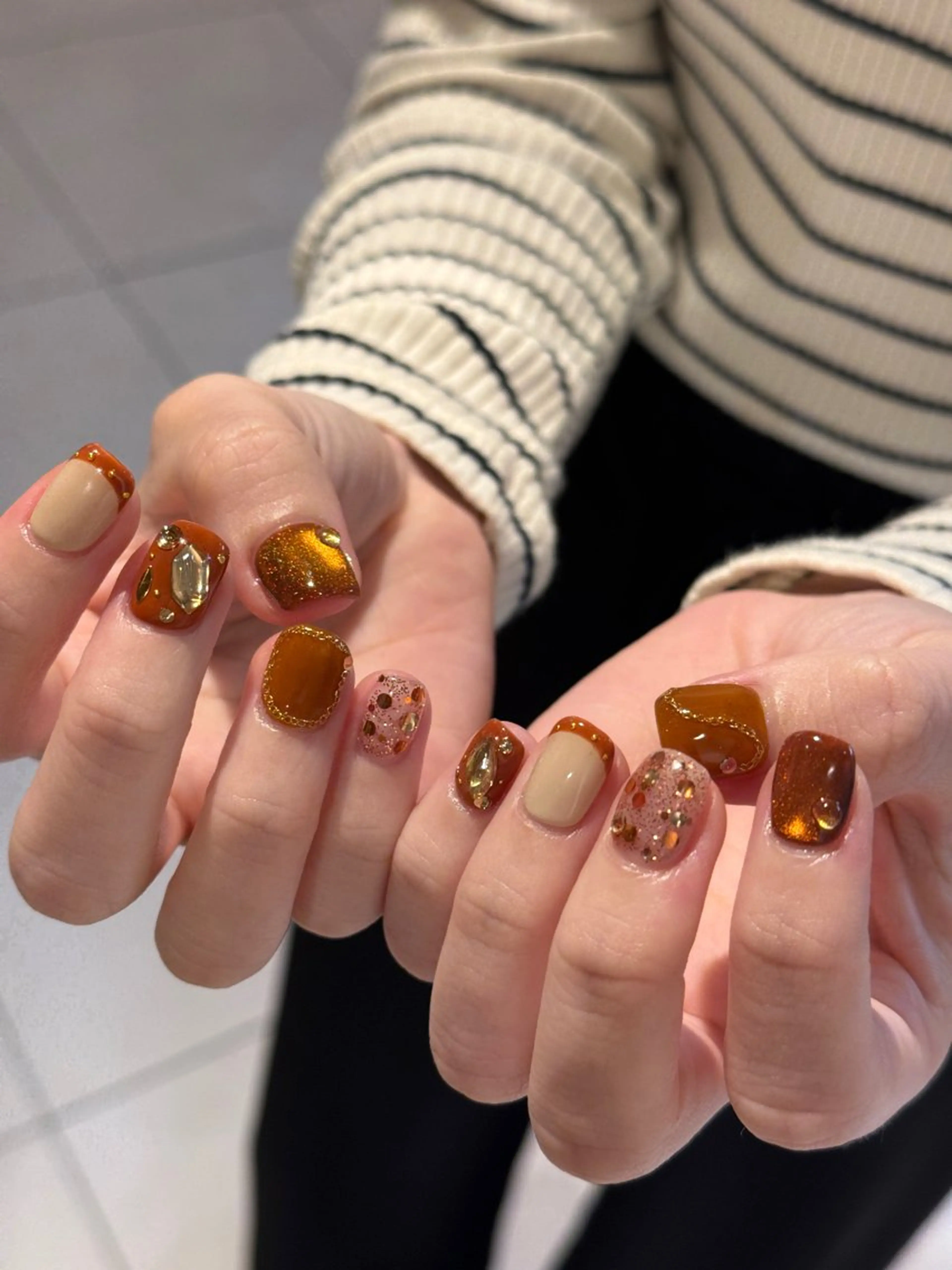 ネイル ハンドネイル 深田 美雪のネイルデザイン