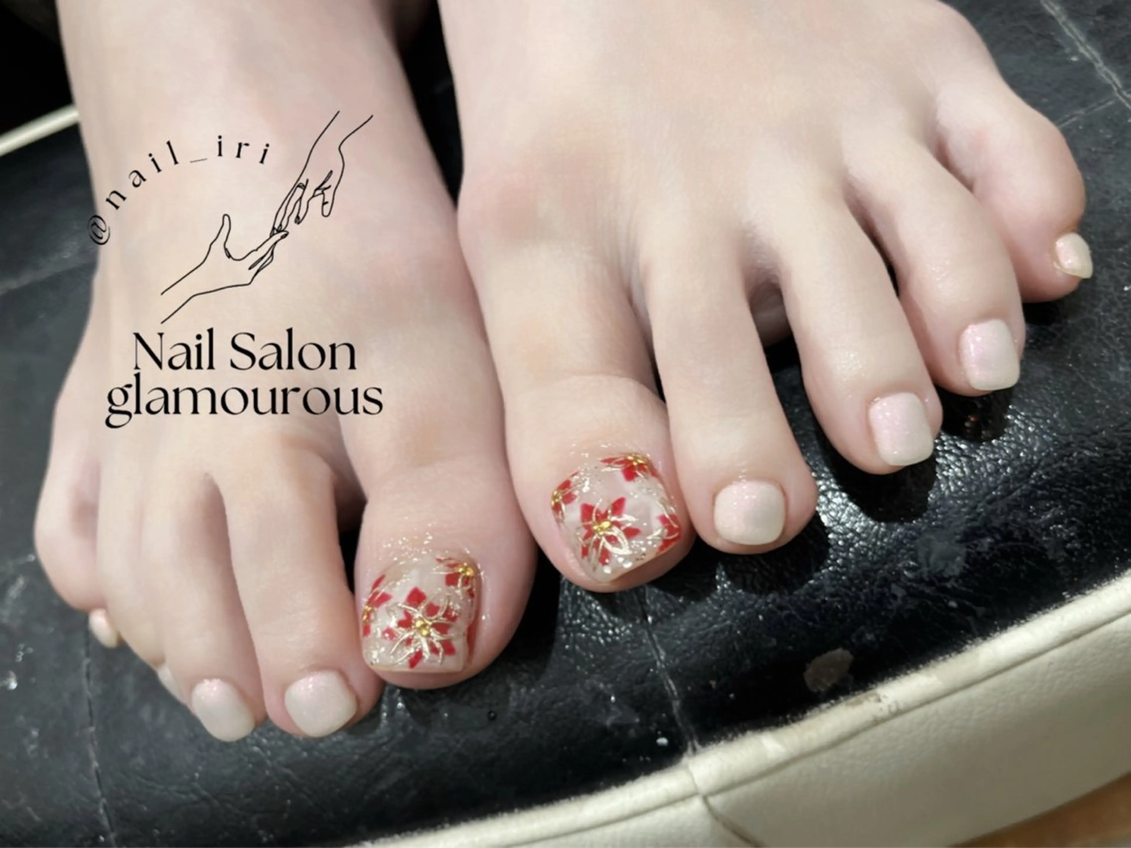 ネイル アートネイル フラワーネイル フットネイル ジェルネイル フットネイル 中川 愛理のその他イメージ
