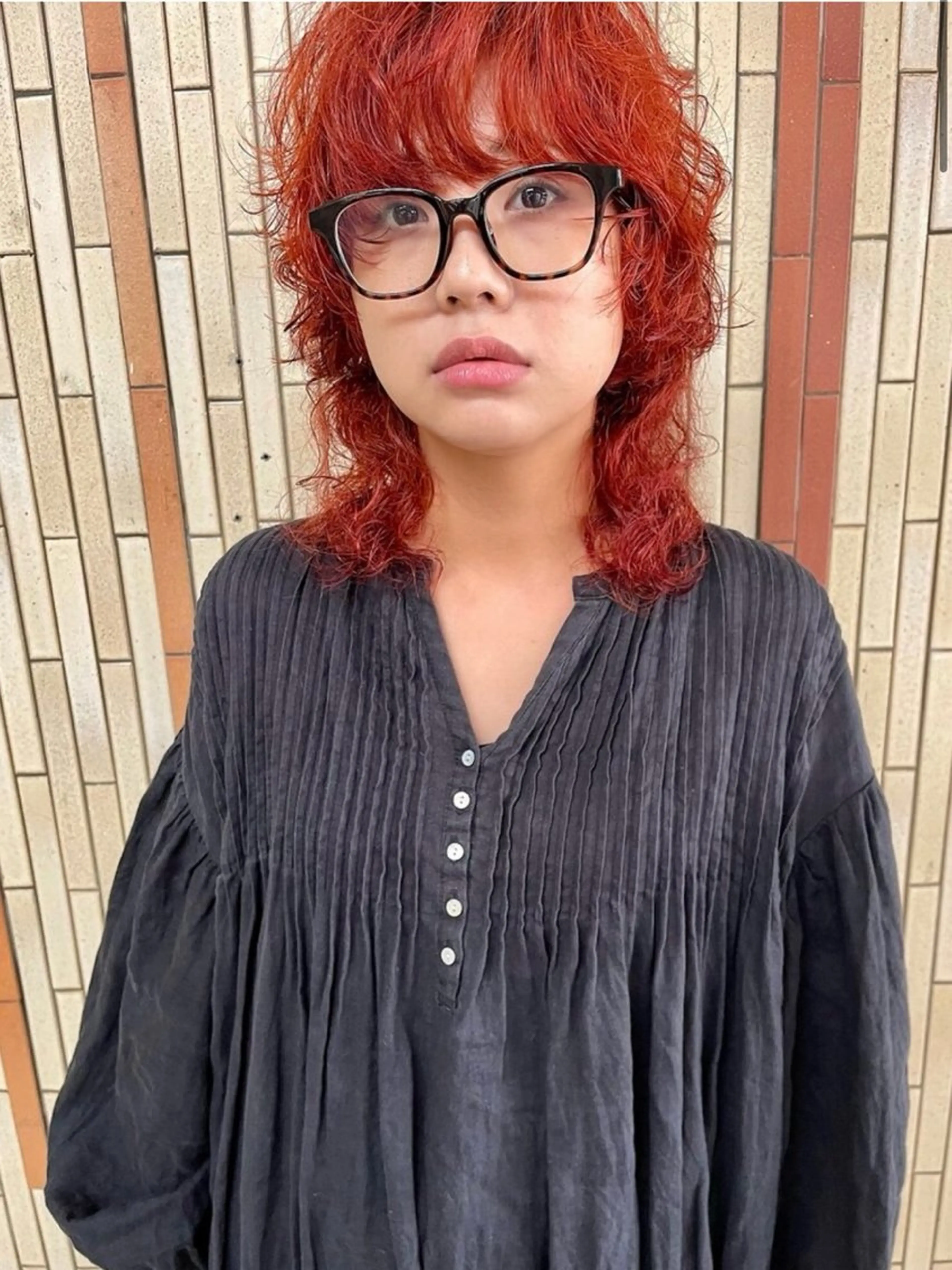 ミディアム カラー パーマ MIKU 岡山／倉敷／カットのヘアスタイル