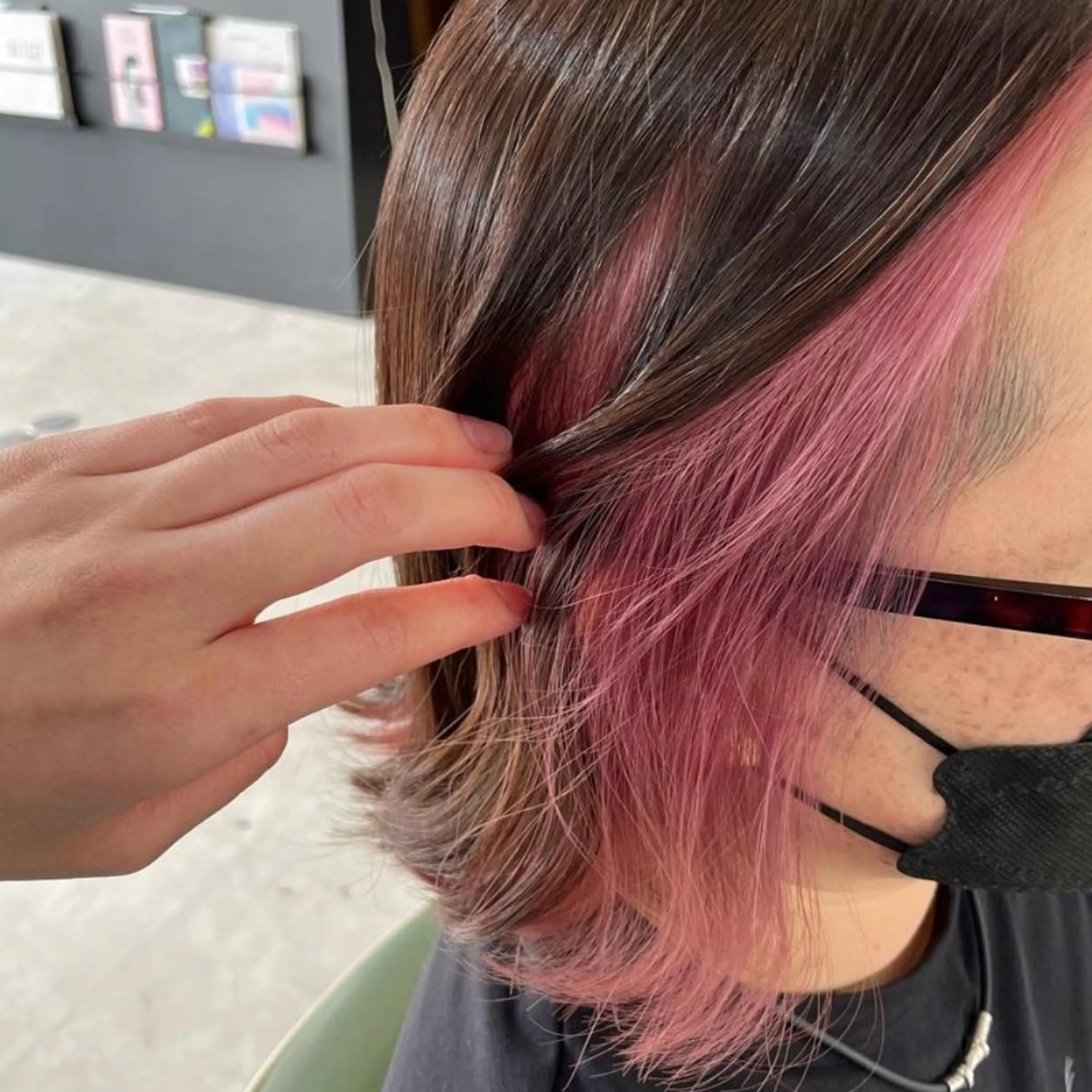 ショート カラー CREAPY所属・日向野 利菜のヘアスタイル