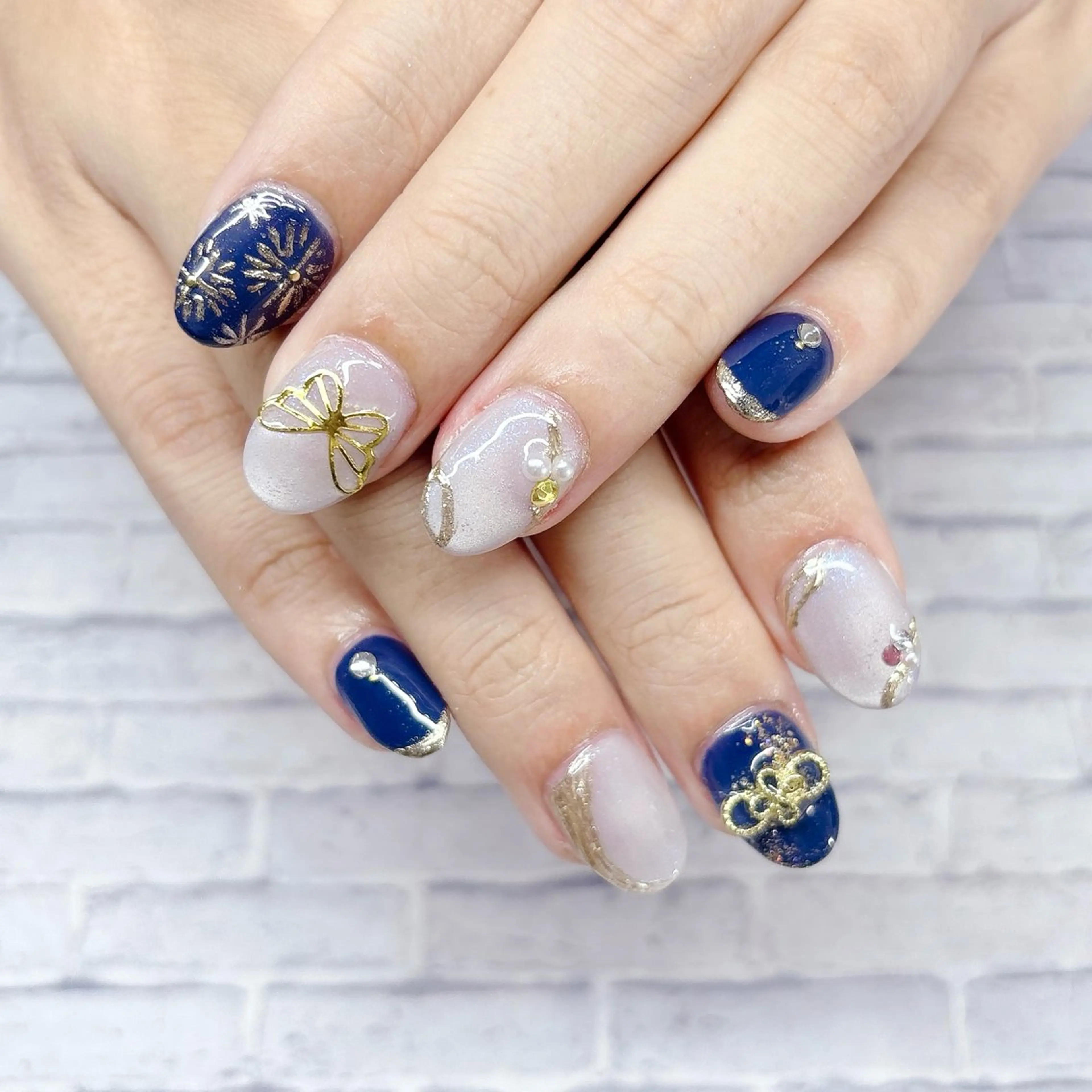 ネイル 成人式 MYu Beauty Salon  MAIのネイルデザイン