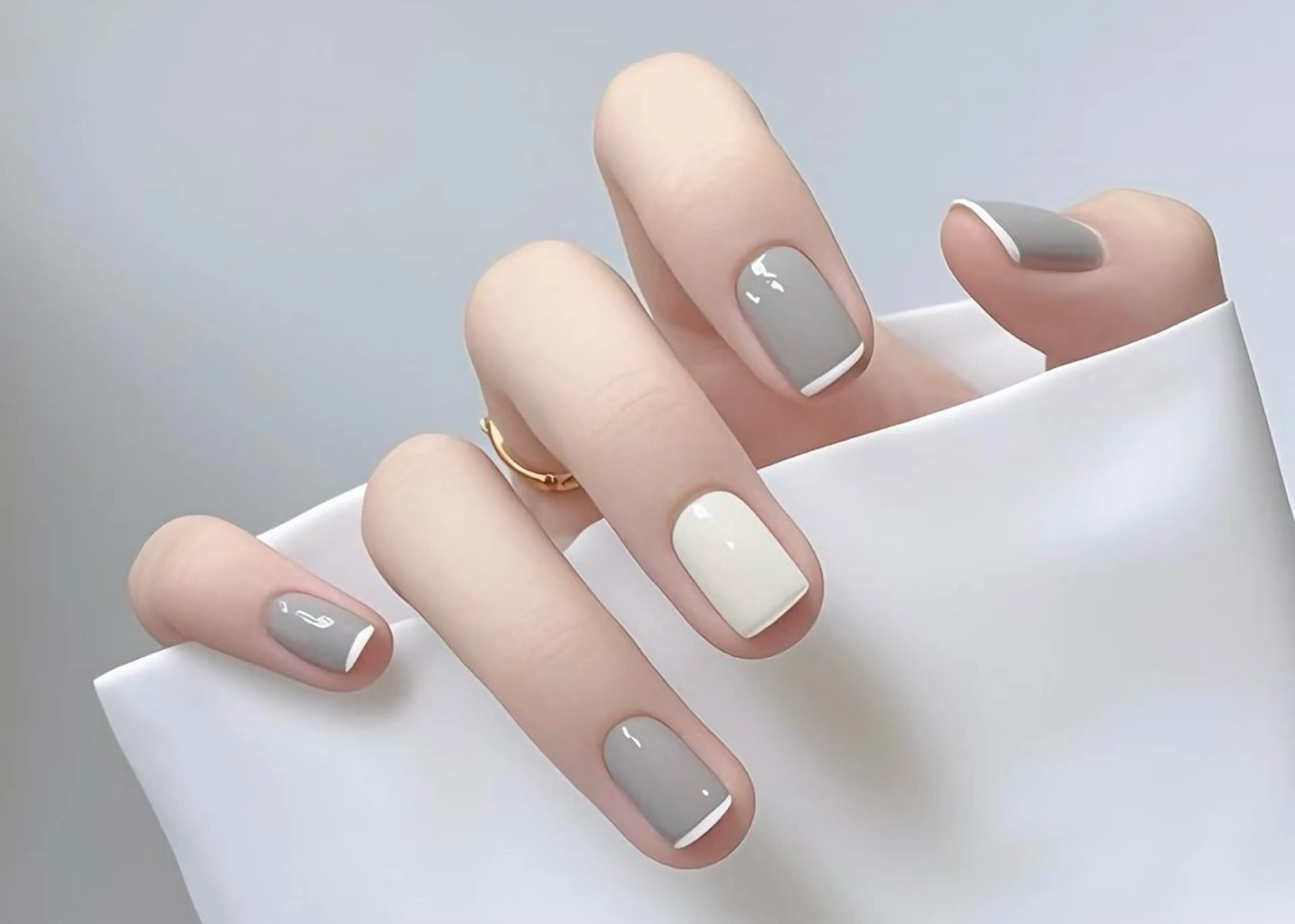 ネイル フレンチネイル Maylie Nail所属・キイ サロンのネイルデザイン