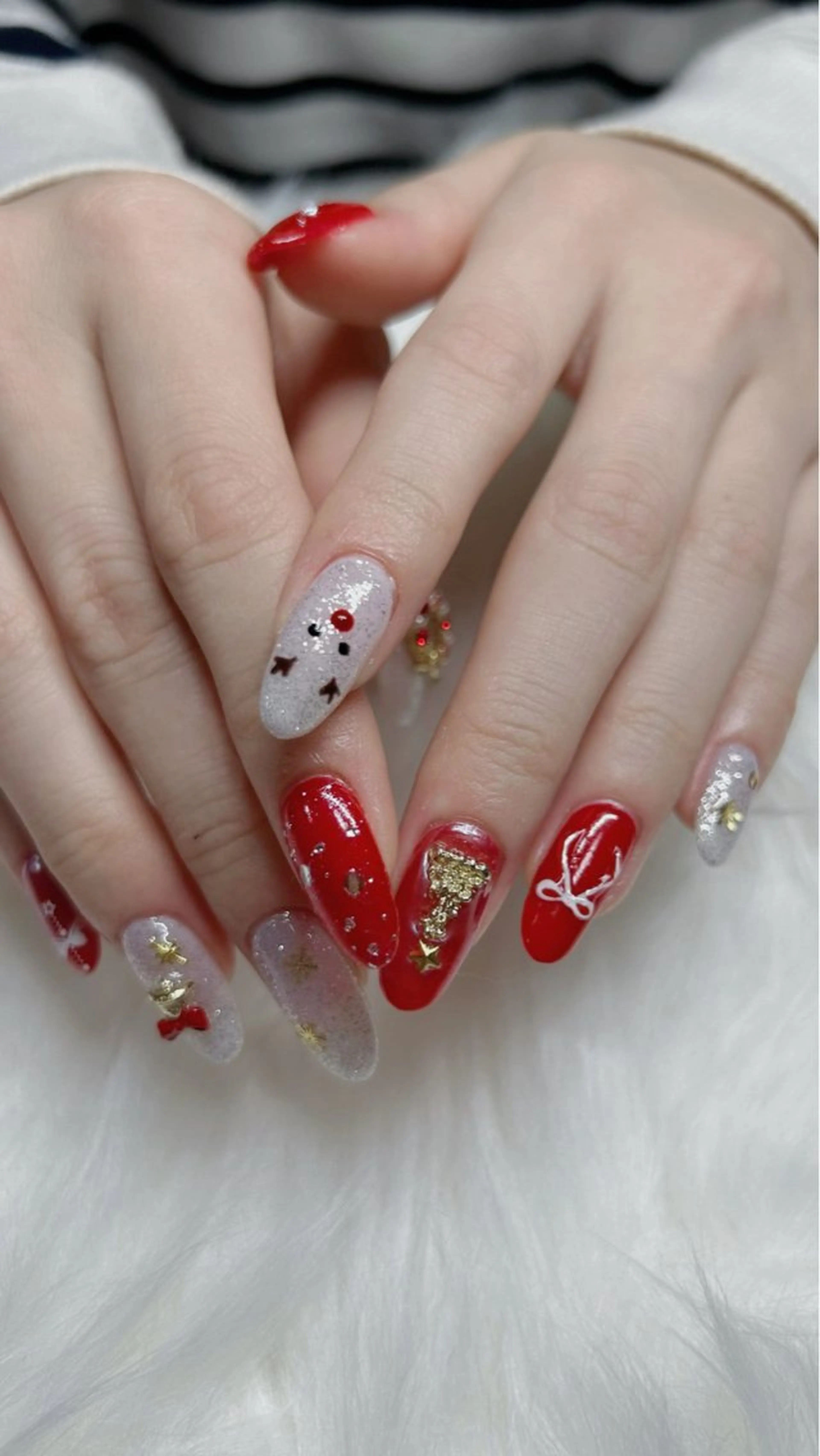 ネイル 冬ネイル クリスマス Selen nail みづきのネイルデザイン
