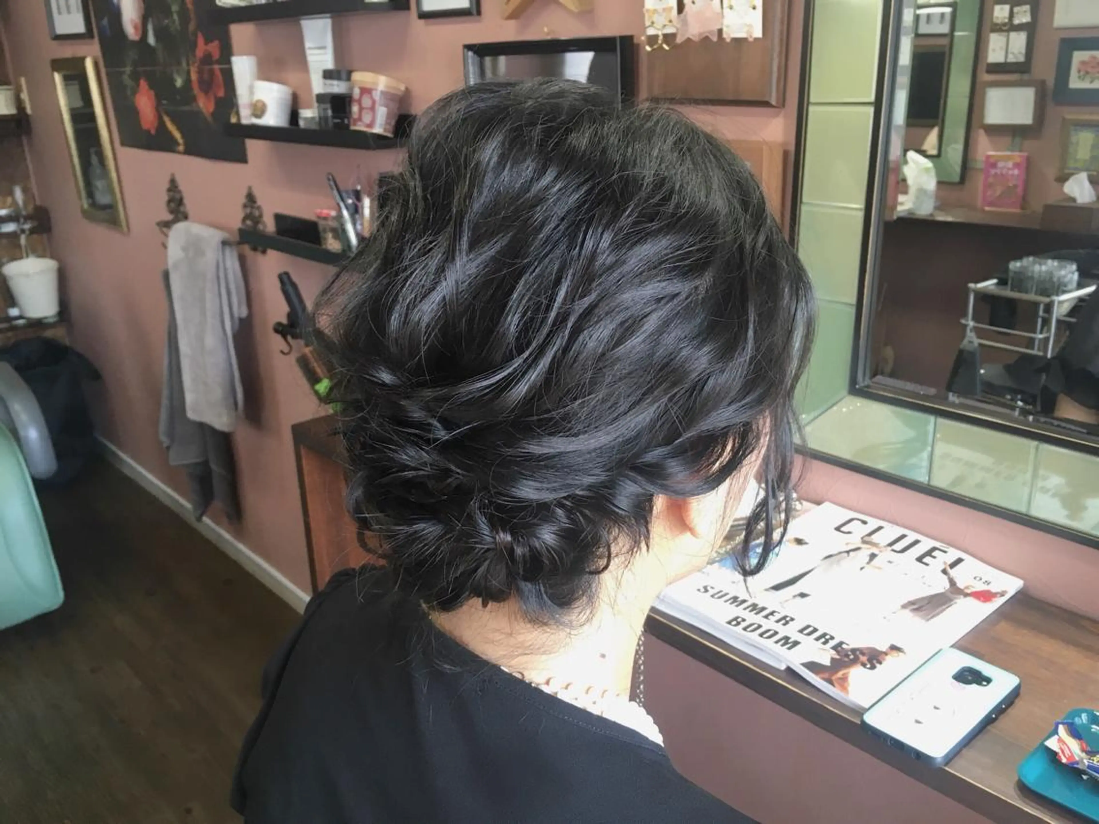 セミロング ヘアアレンジ 結婚式・ブライダル サダハルカ ｜chouetteのヘアスタイル