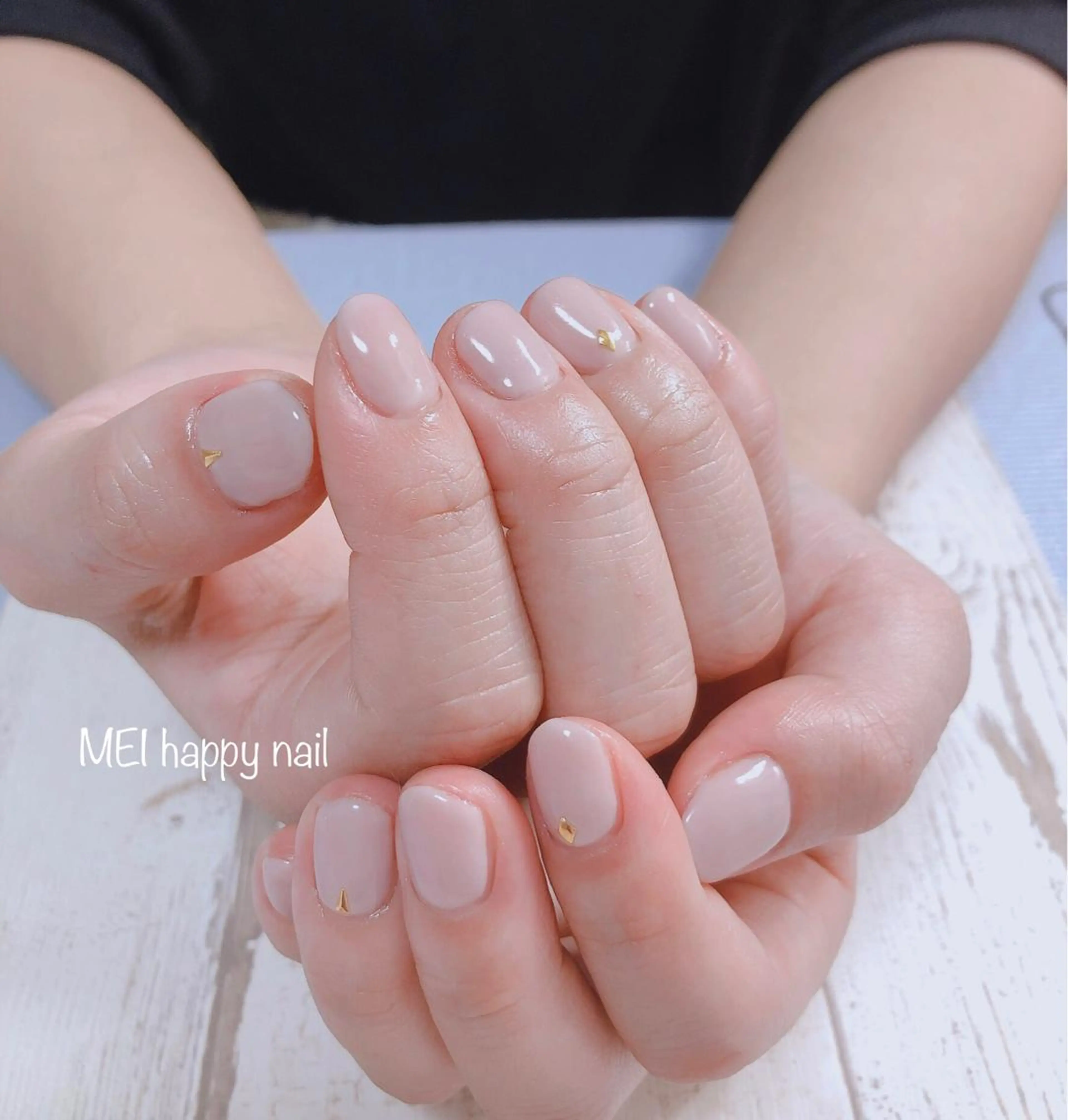 ネイル 北浦和 自爪育成ケアのネイルデザイン