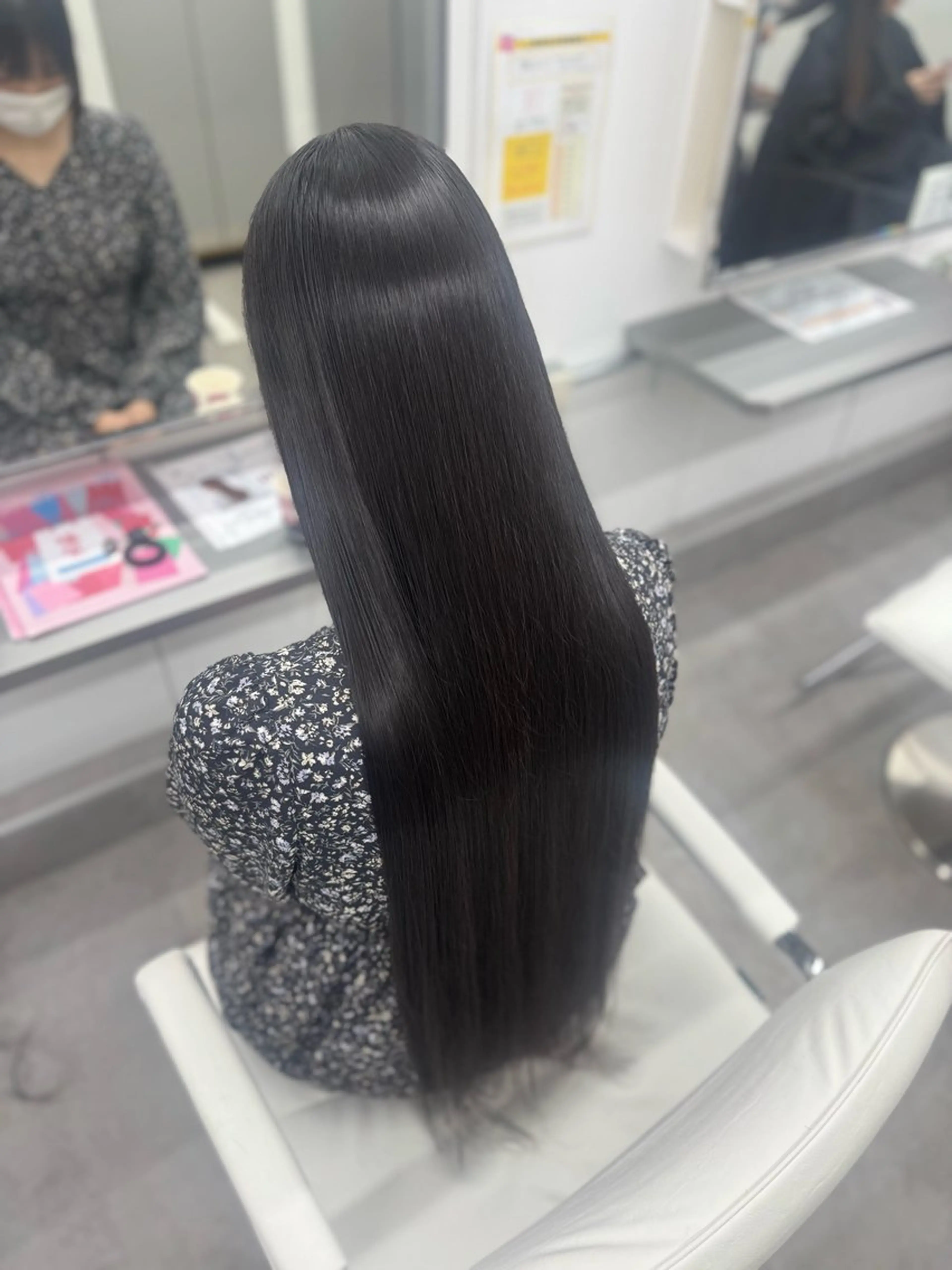 ロング パーマ カット 縮毛矯正 🕯コバ/レイヤー/ 透明感/縮毛🕯のヘアスタイル