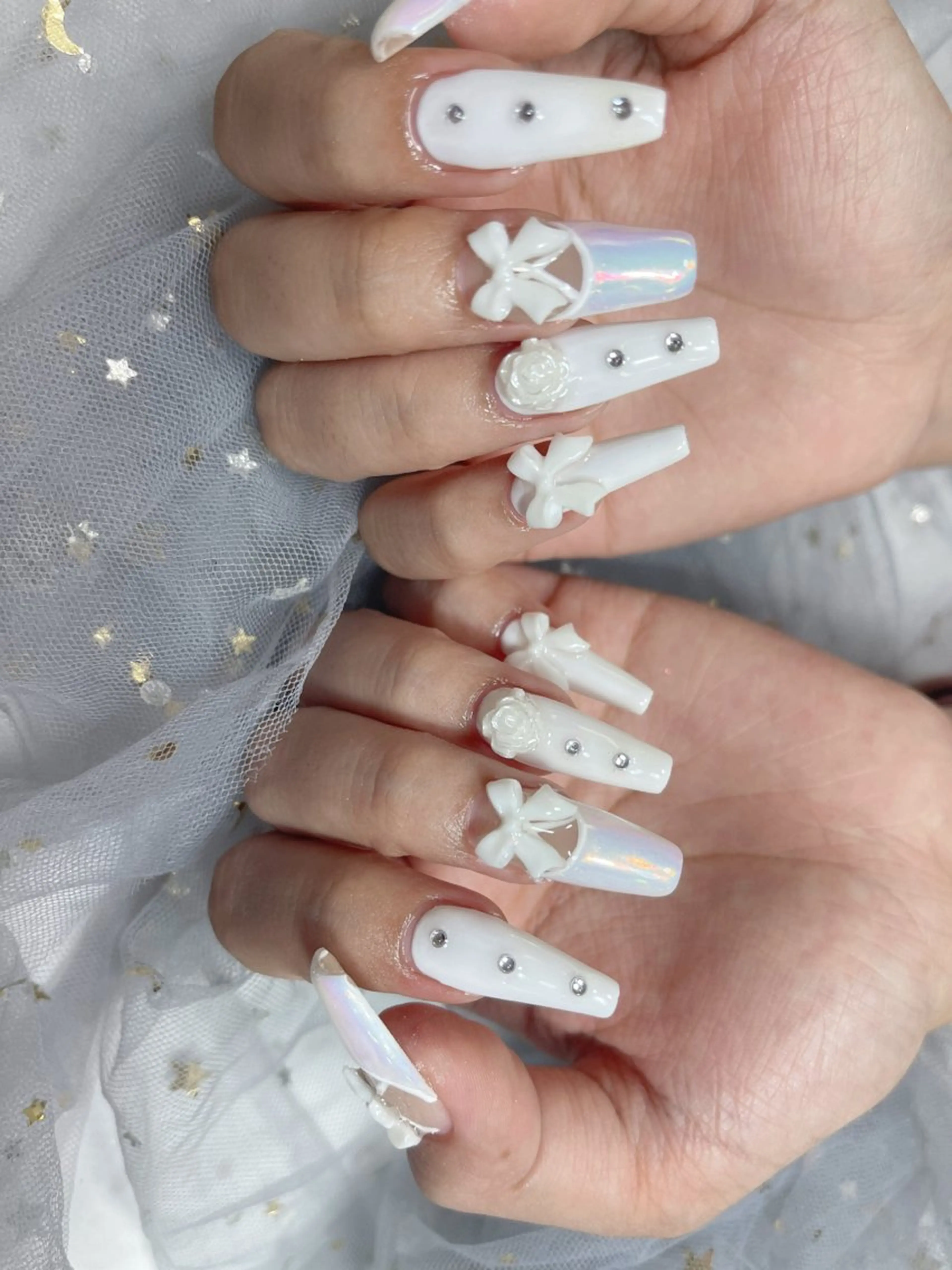 ネイル ハンドネイル 🎀ネイルサロン エクラYUI🎀のネイルデザイン