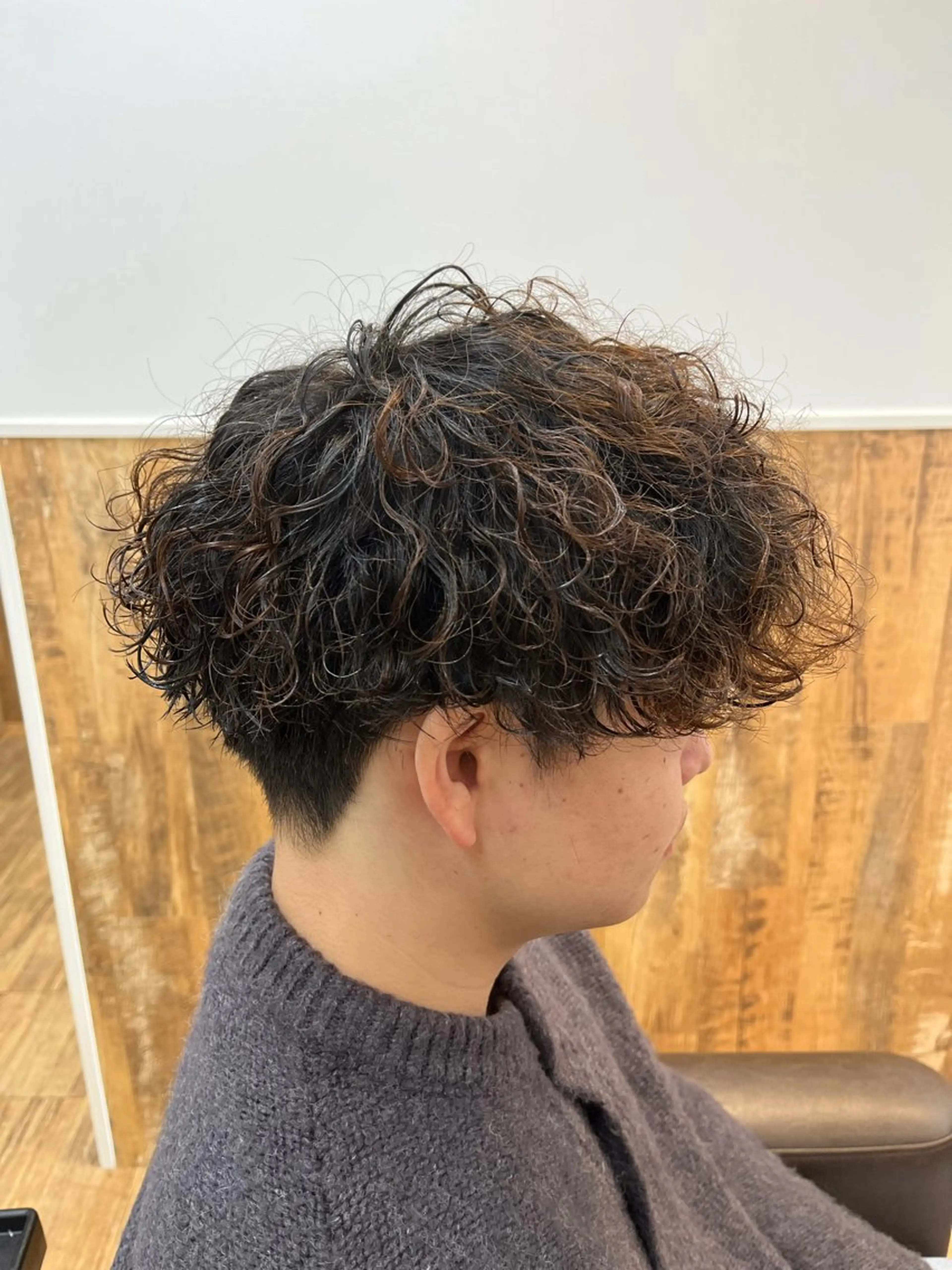 メンズ カット パーマ 鬼松沙弥 ❤︎メンズパーマのヘアスタイル