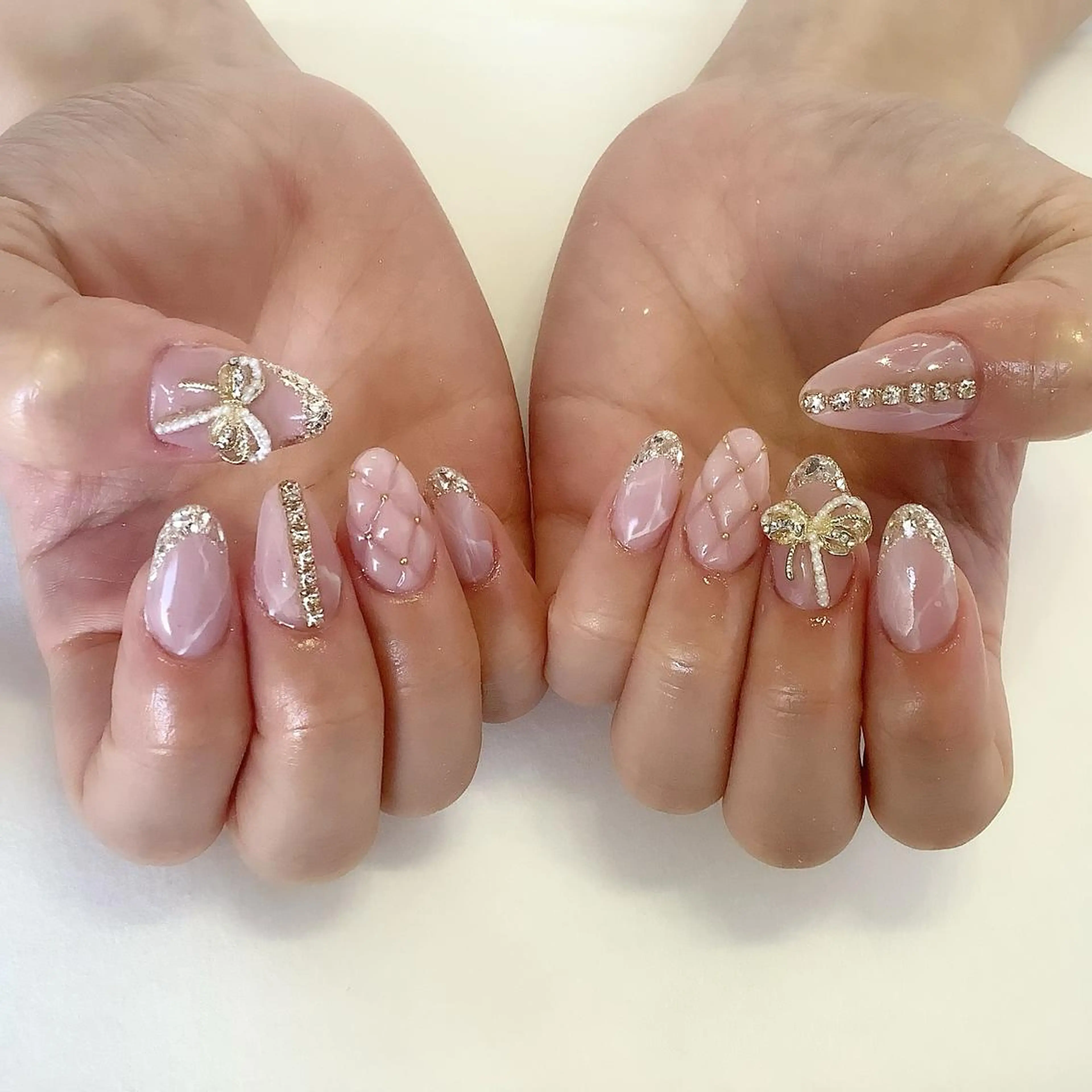 ネイル ハンドネイル 💎🐰 saki. m 🐰💎のネイルデザイン