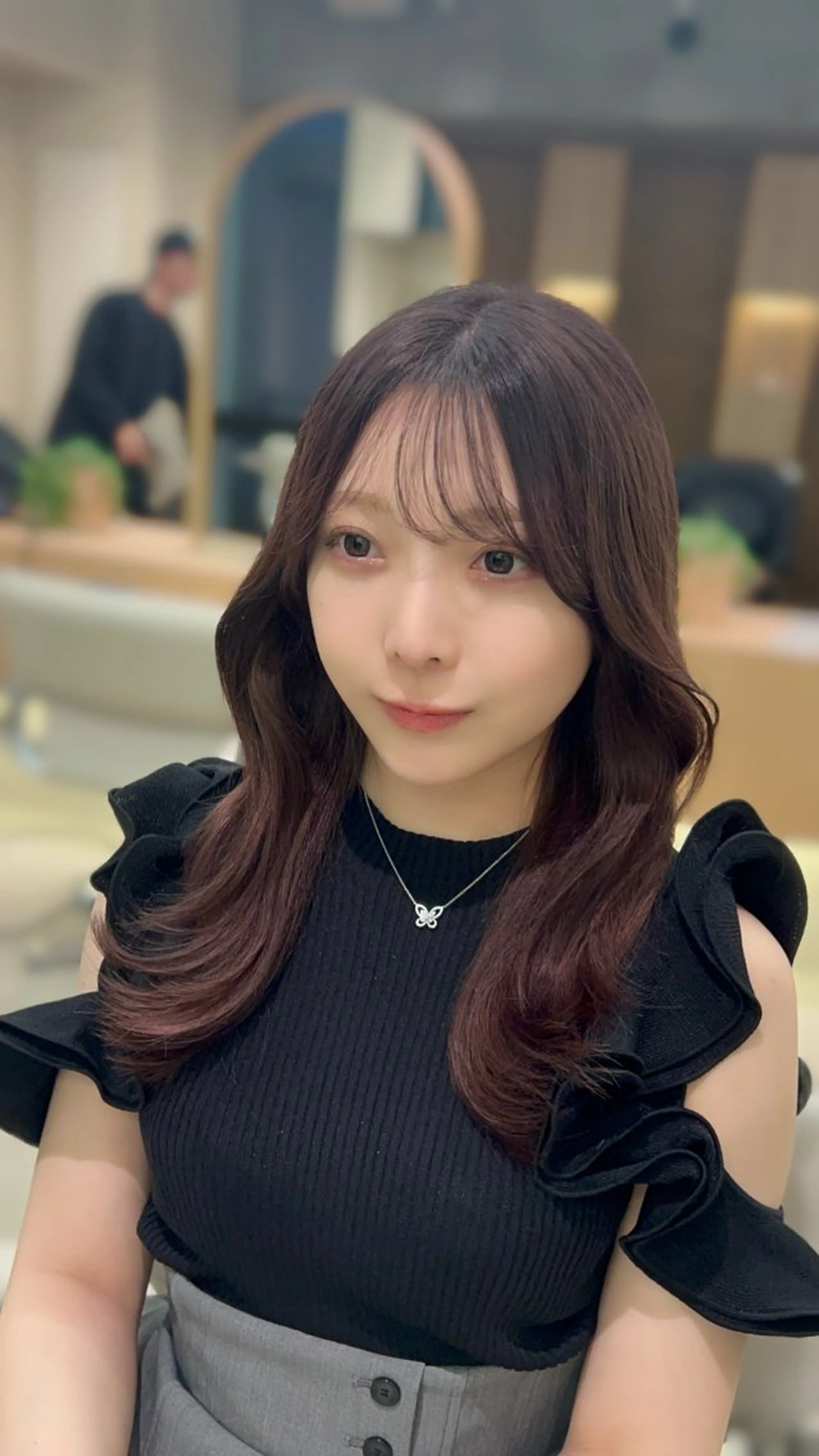 ロング ラベンダーベージュ ヘアカラー トリートメント Toiro武蔵小杉所属・ストレート特化✨／☘ ショート Ryotaのヘアスタイル