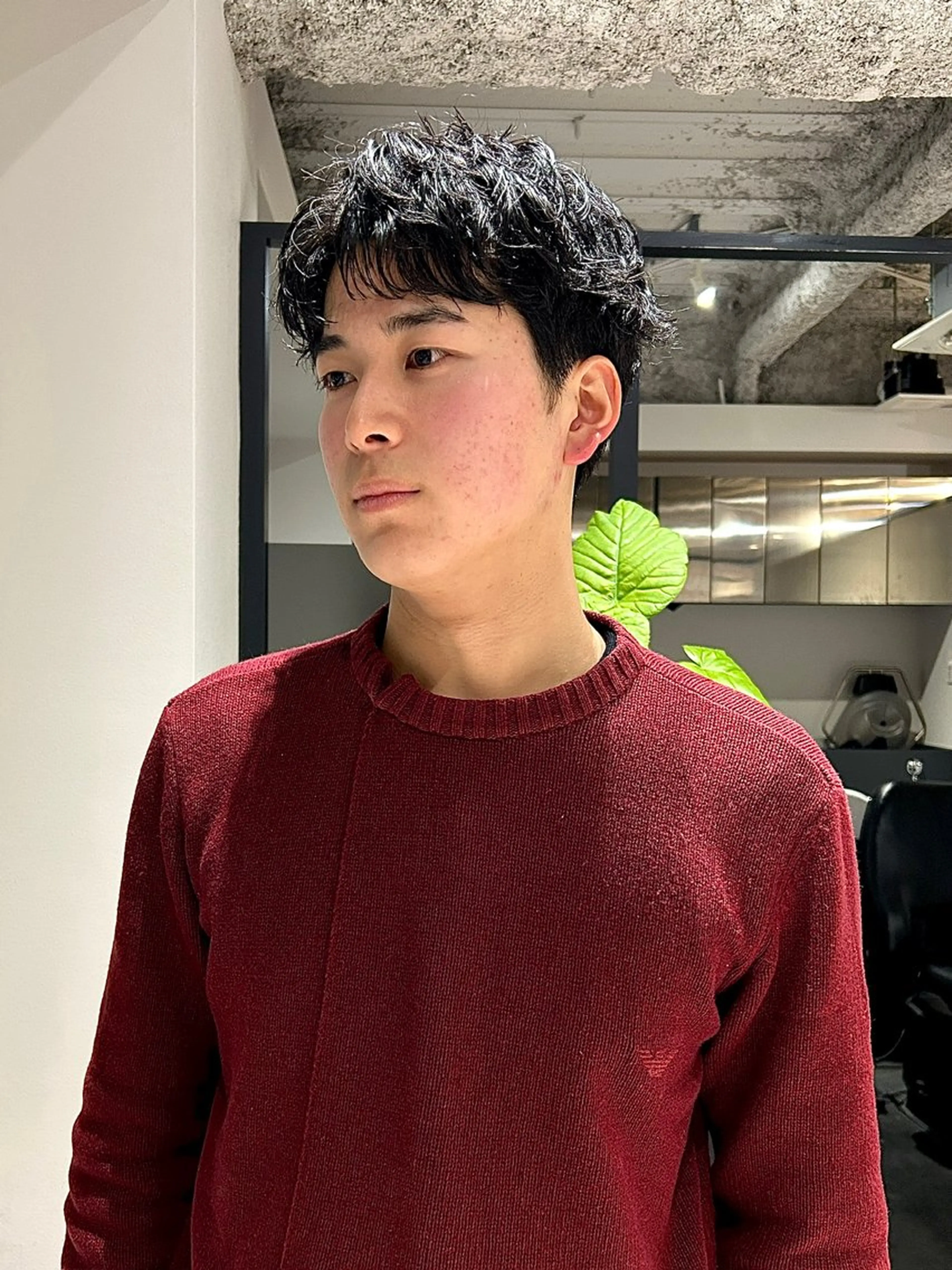 ショート ショートヘア メンズパーマ/メンズ カット/伊藤 げんのヘアスタイル