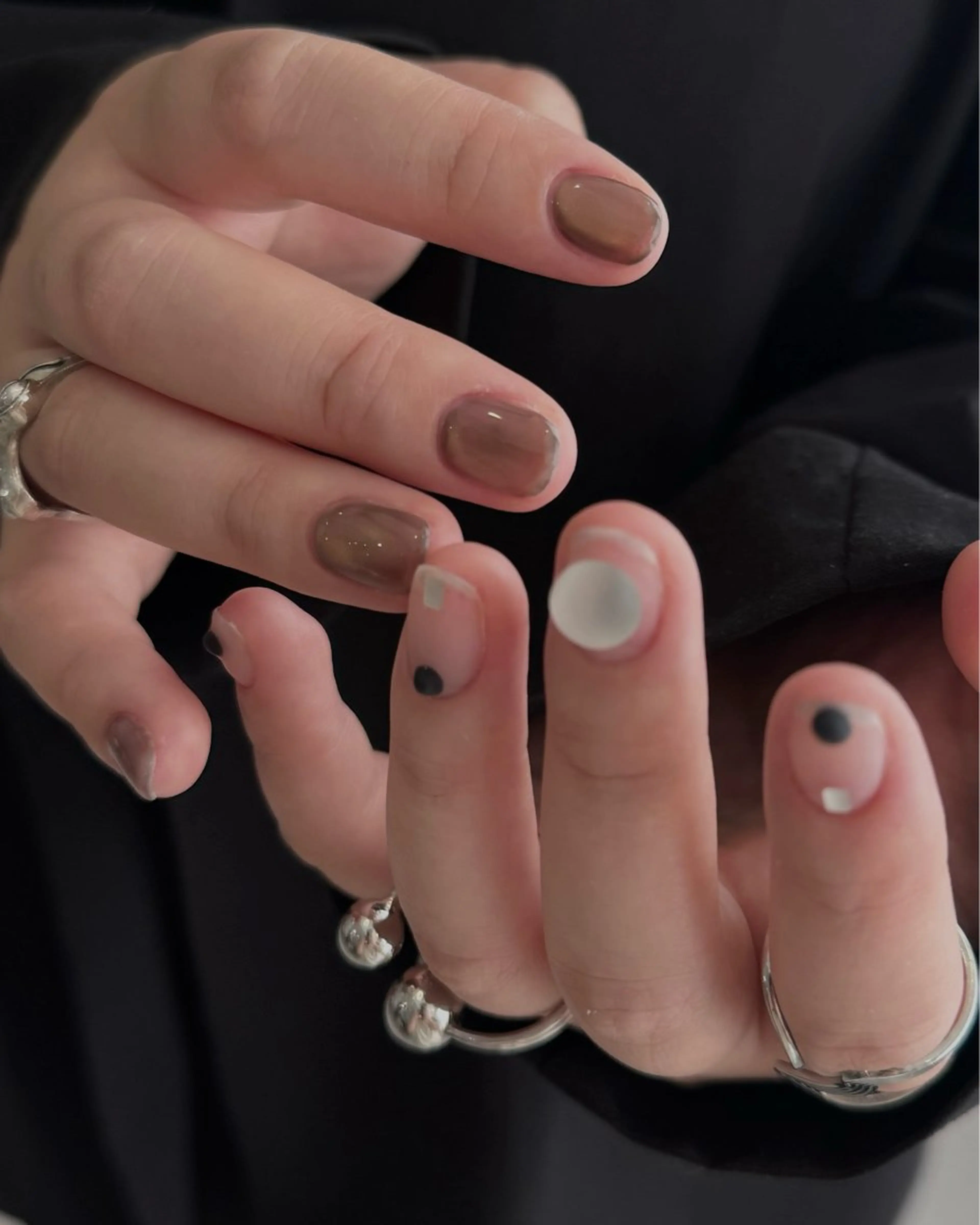 ネイル ハンドネイル LETTER_& harunaのネイルデザイン