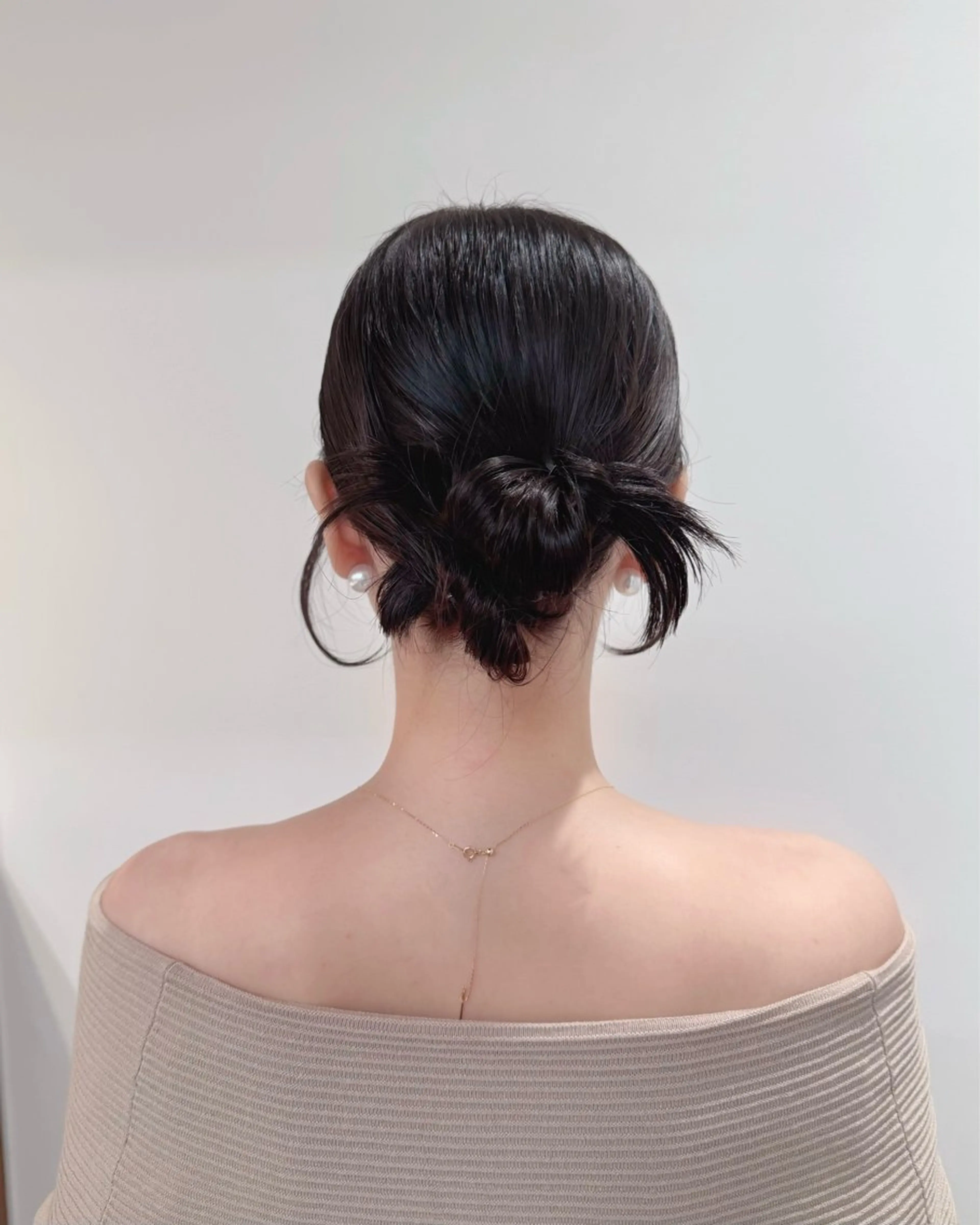 ミディアム ヘアアレンジ ヘアセット 縮毛矯正+モテカラー 🎀✨MIHOのヘアスタイル