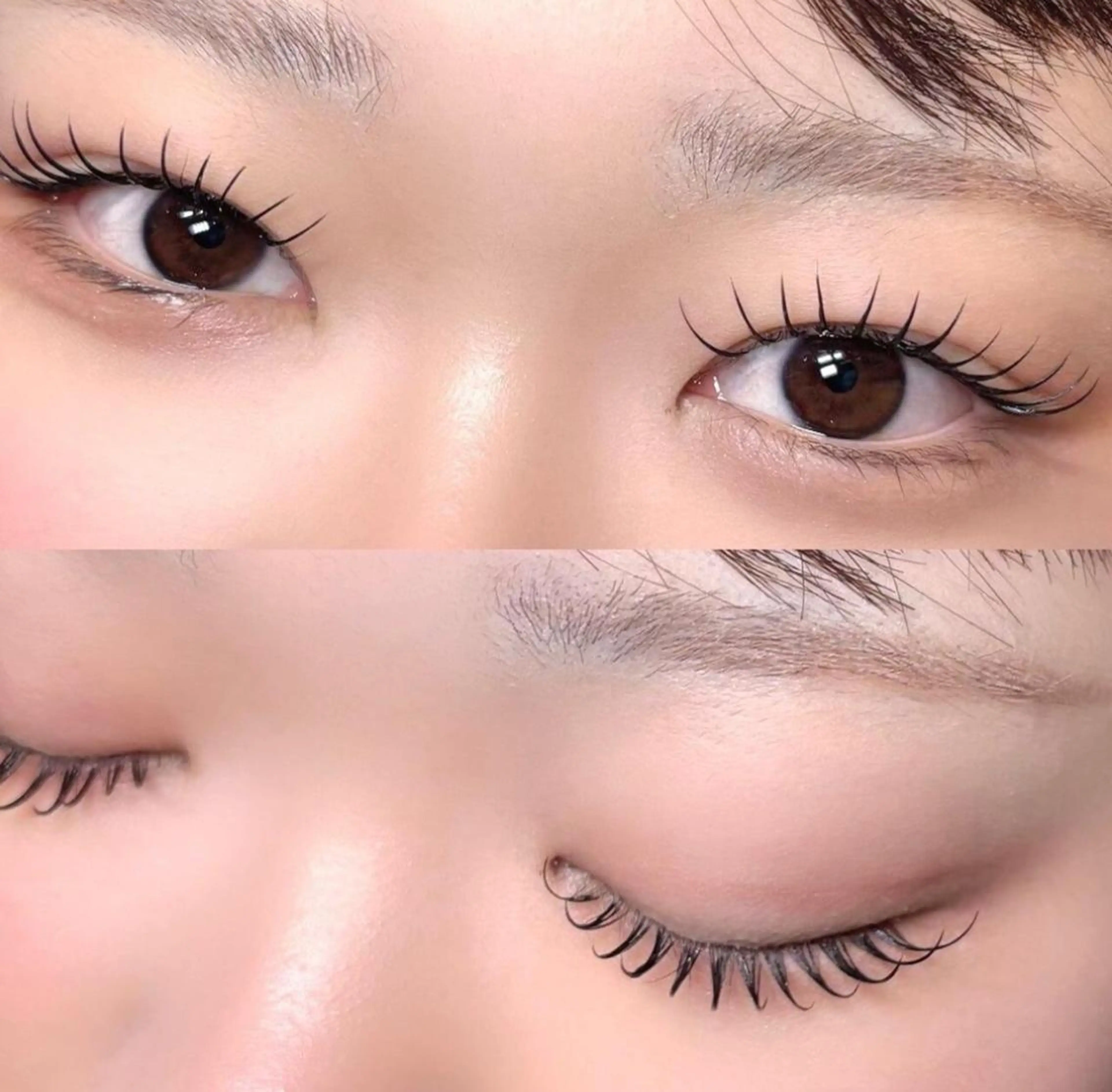 大人気メニュー同日施術パリエク🌷(パリジェンヌラッシュリフト+フラットラッシュ100本)⚠️オフ有＋¥550の写真