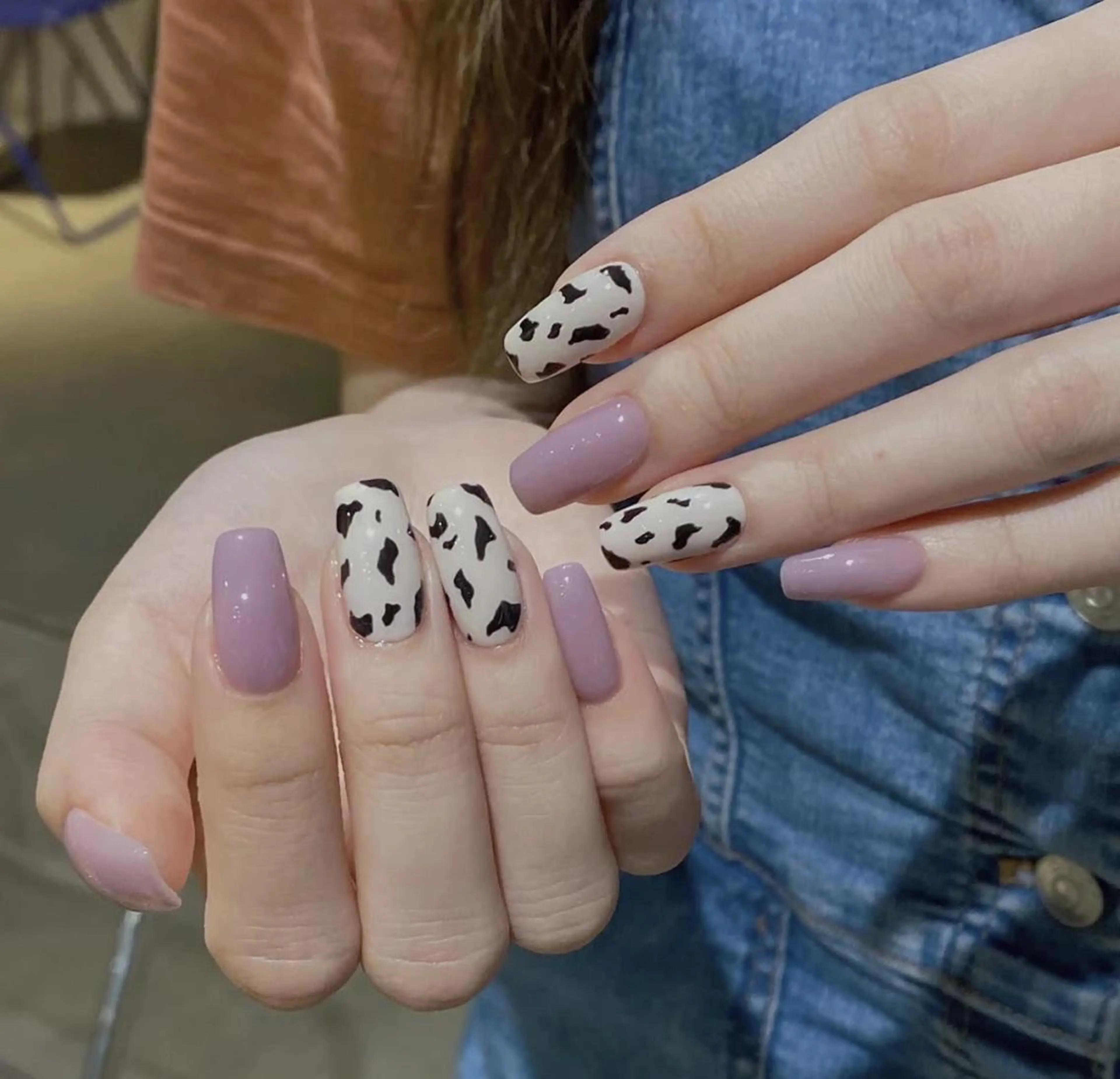 ネイル シンプルネイル れん 蓮のネイルデザイン