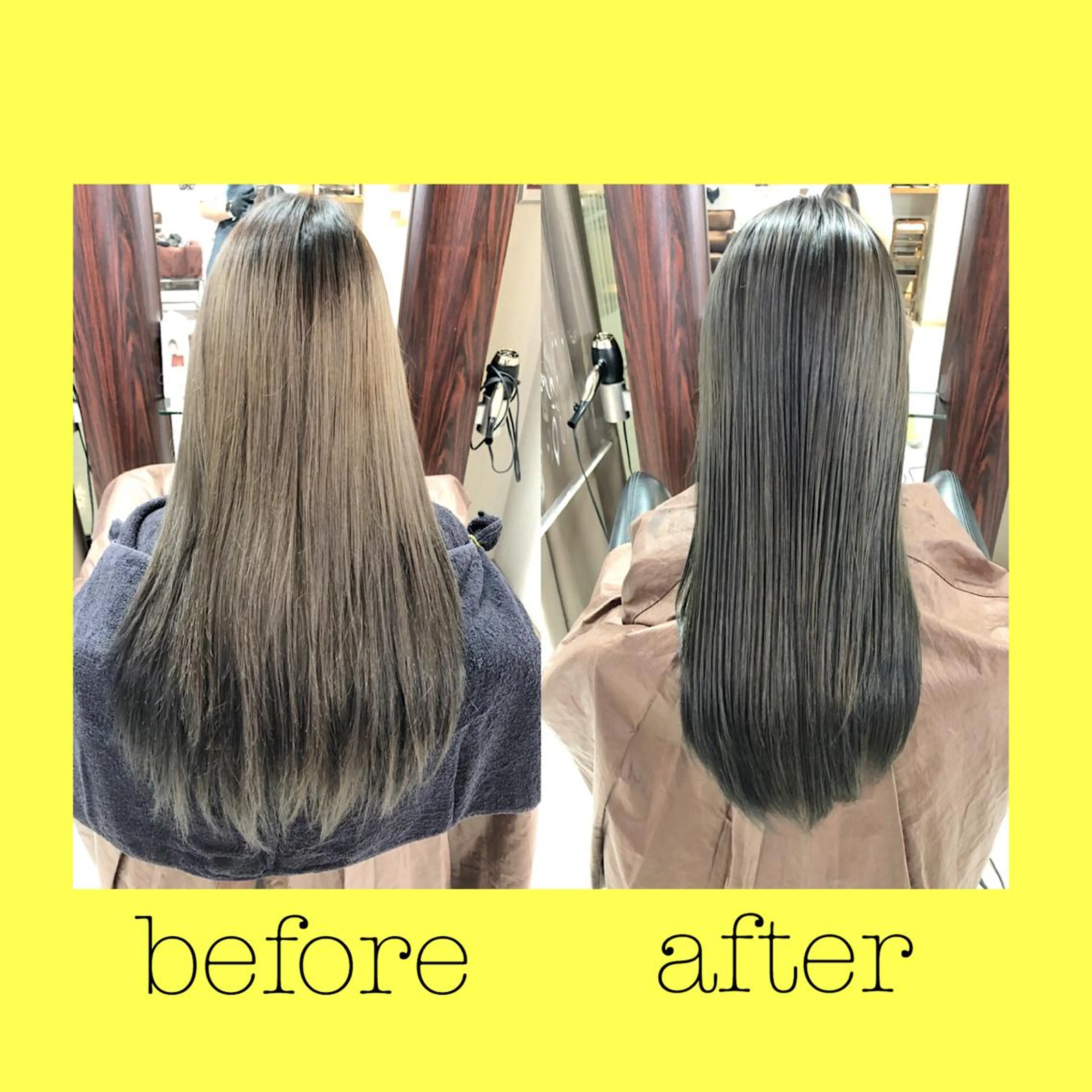 ロング カラー ケアブリーチ /髪質 改善/古橋圭史郎のヘアスタイル