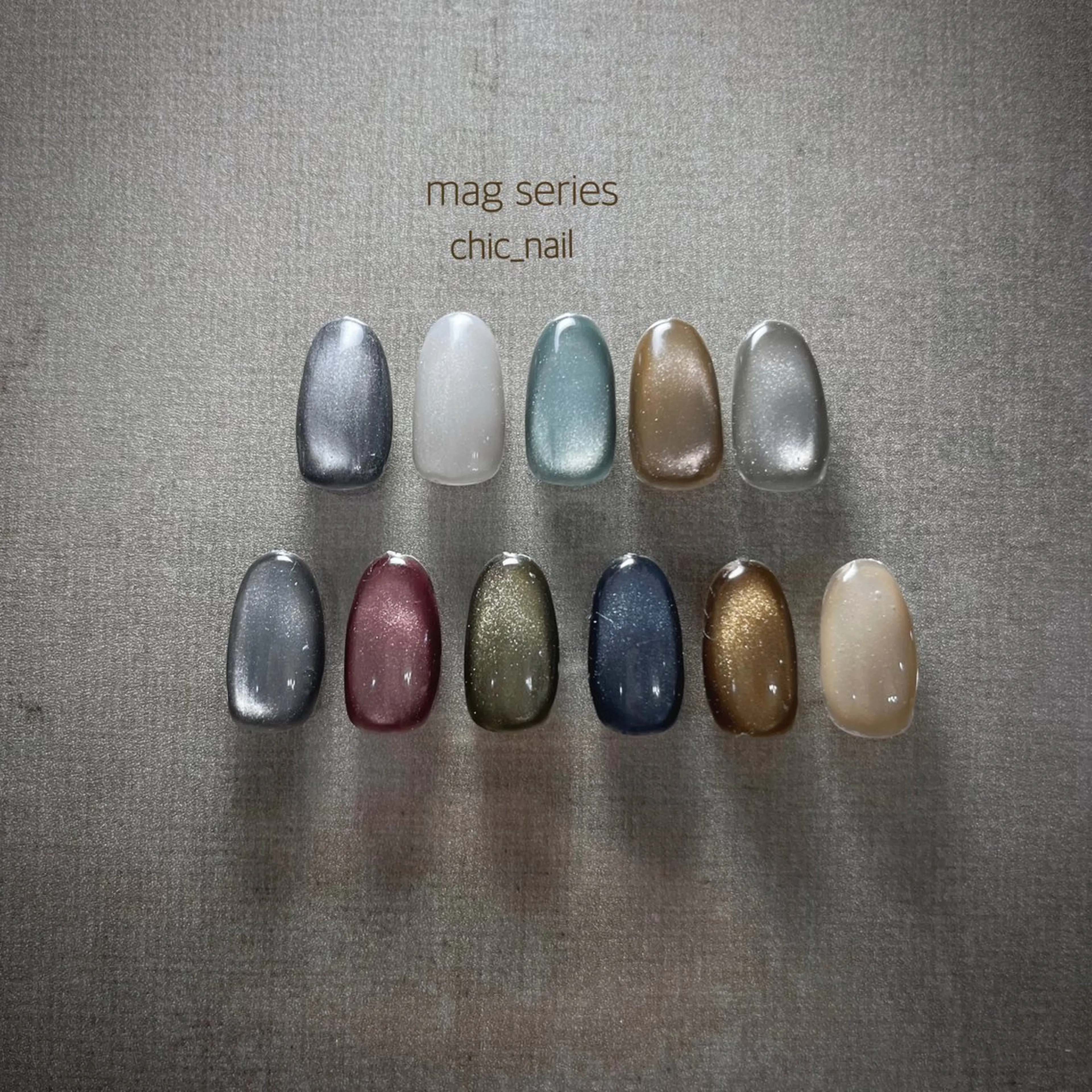 ネイル マグネットネイル chic_nail chieのネイルデザイン