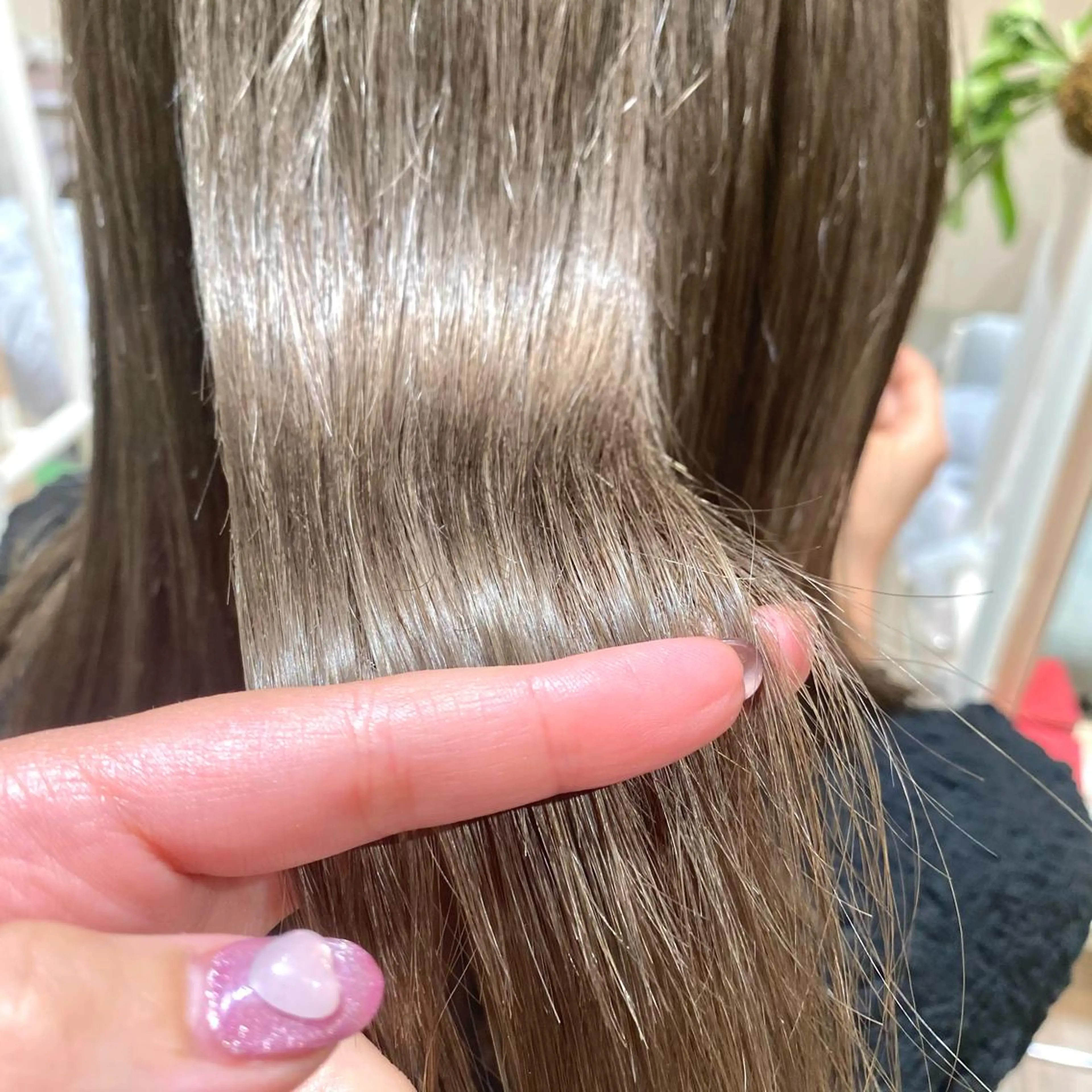 カラー グレージュ GiseL博多筑紫口 杏実のヘアスタイル