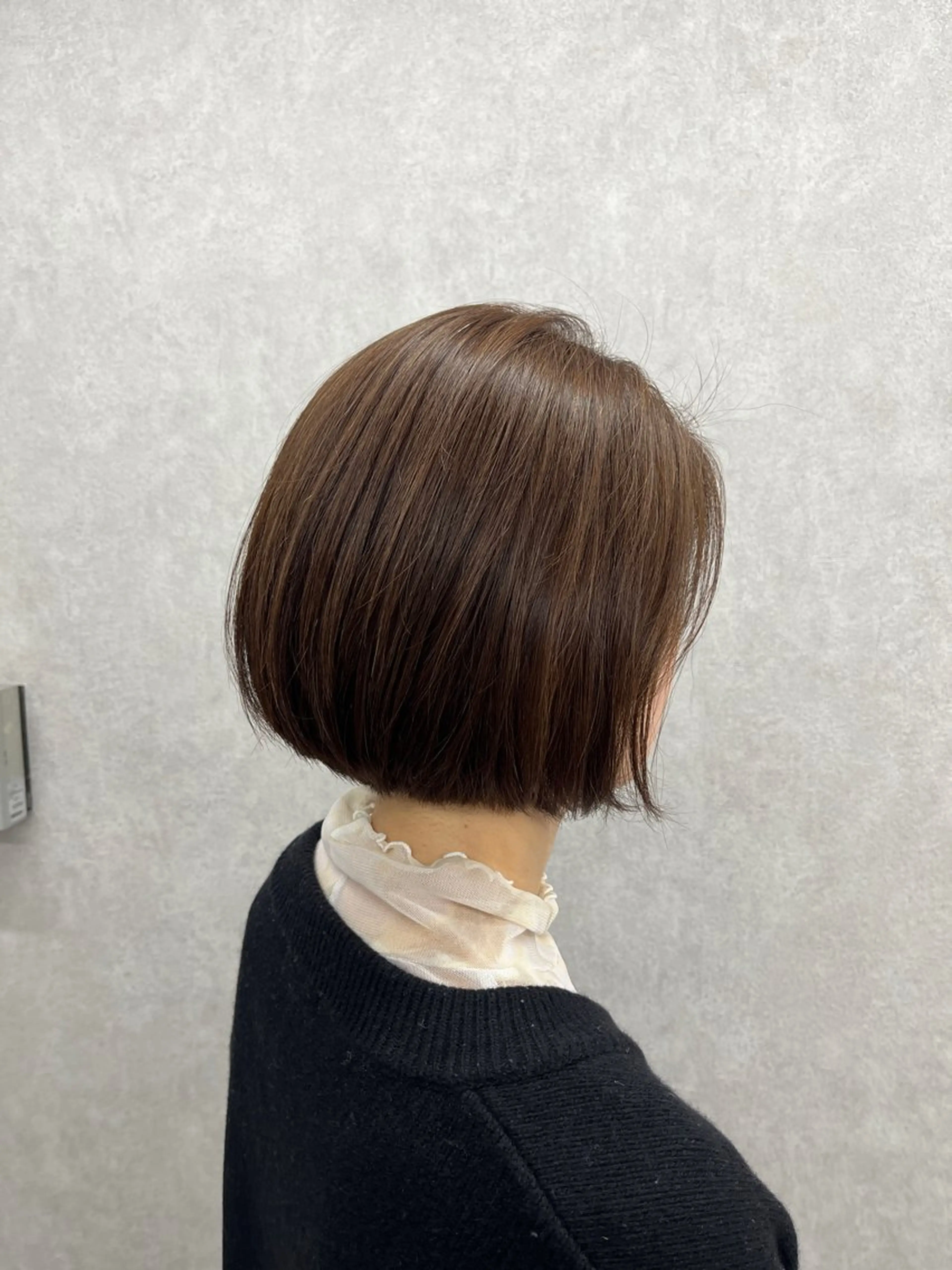 ショート カラー ベージュカラー ボブ カット ヘアカラー 【透明感カラー‎✨】 中島日菜のヘアスタイル