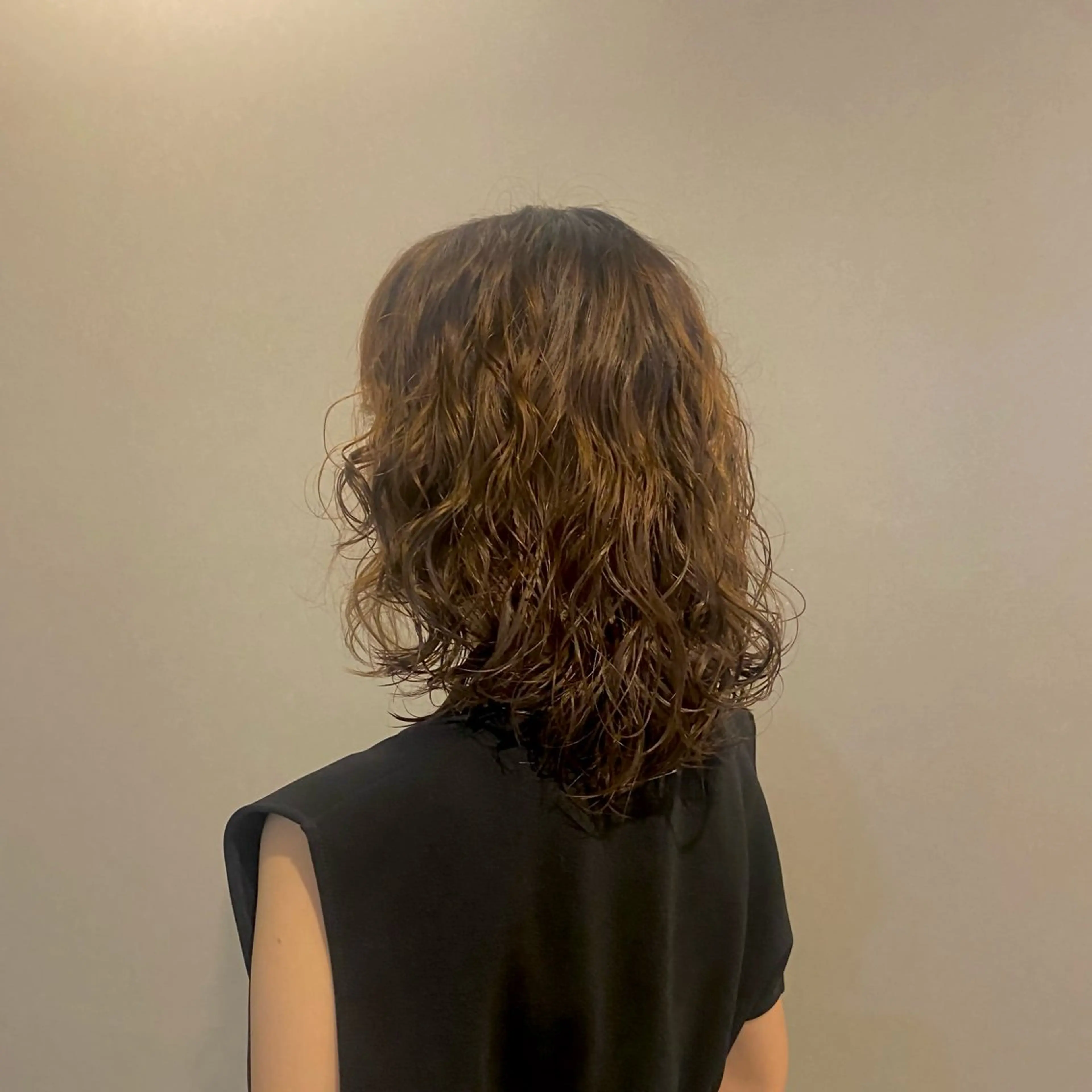 ミディアム ミディアムパーマ Forest. kanako🕊️のヘアスタイル