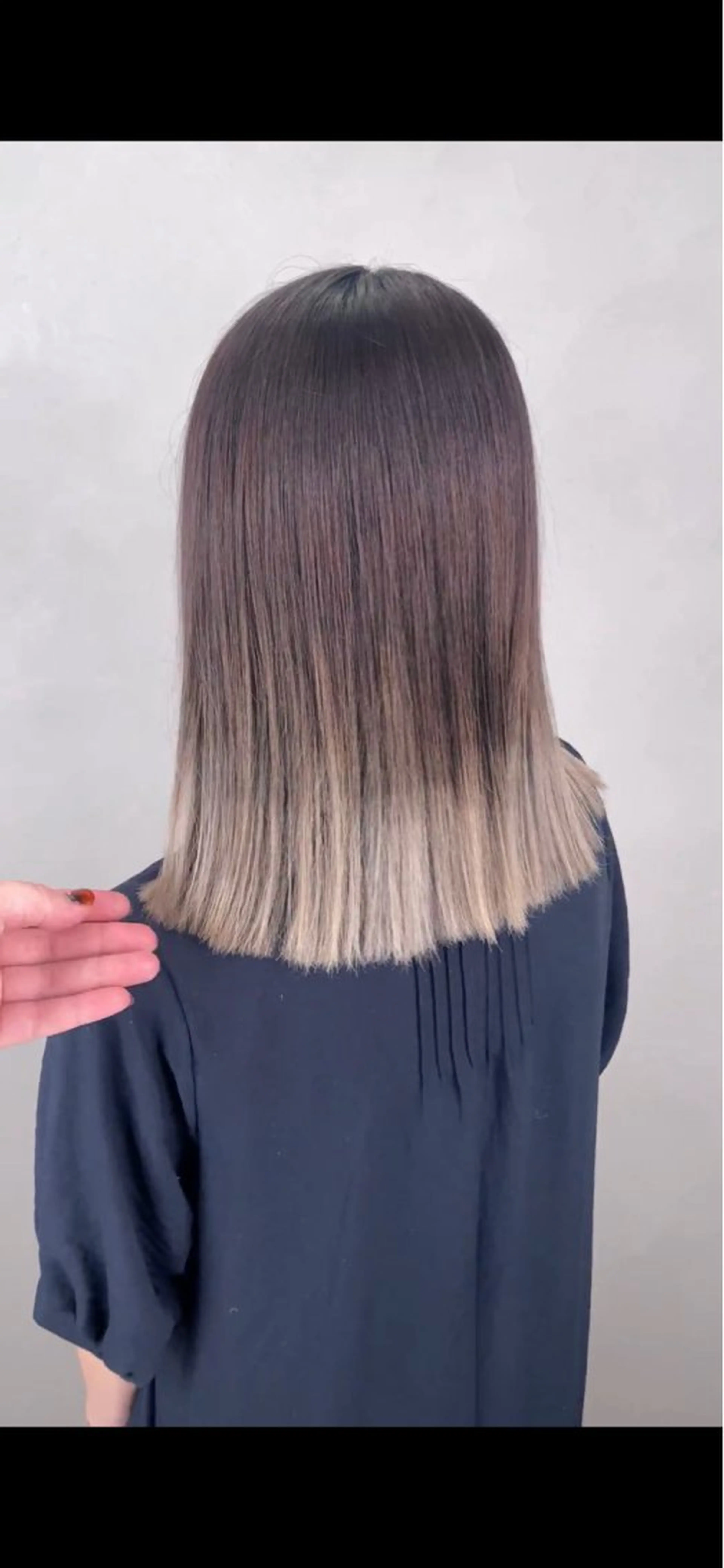 ミディアム カラー グラデーションカラー share salon OXY 渋谷店所属・美髪ケア× ブリーチ/KEIGOのヘアスタイル