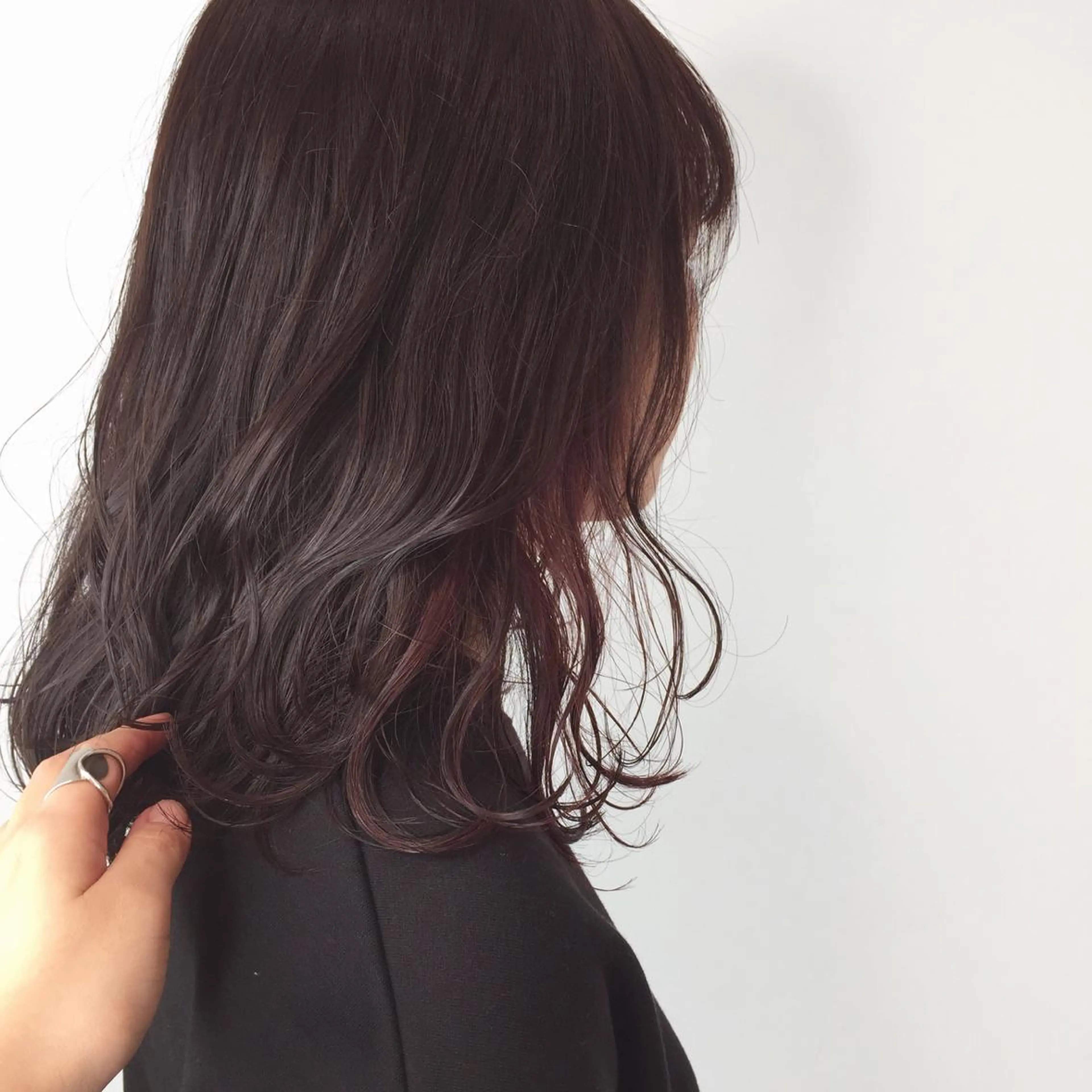 セミロング カラー ヘアアレンジ 柔らかいcolor 🌿harukaのヘアスタイル