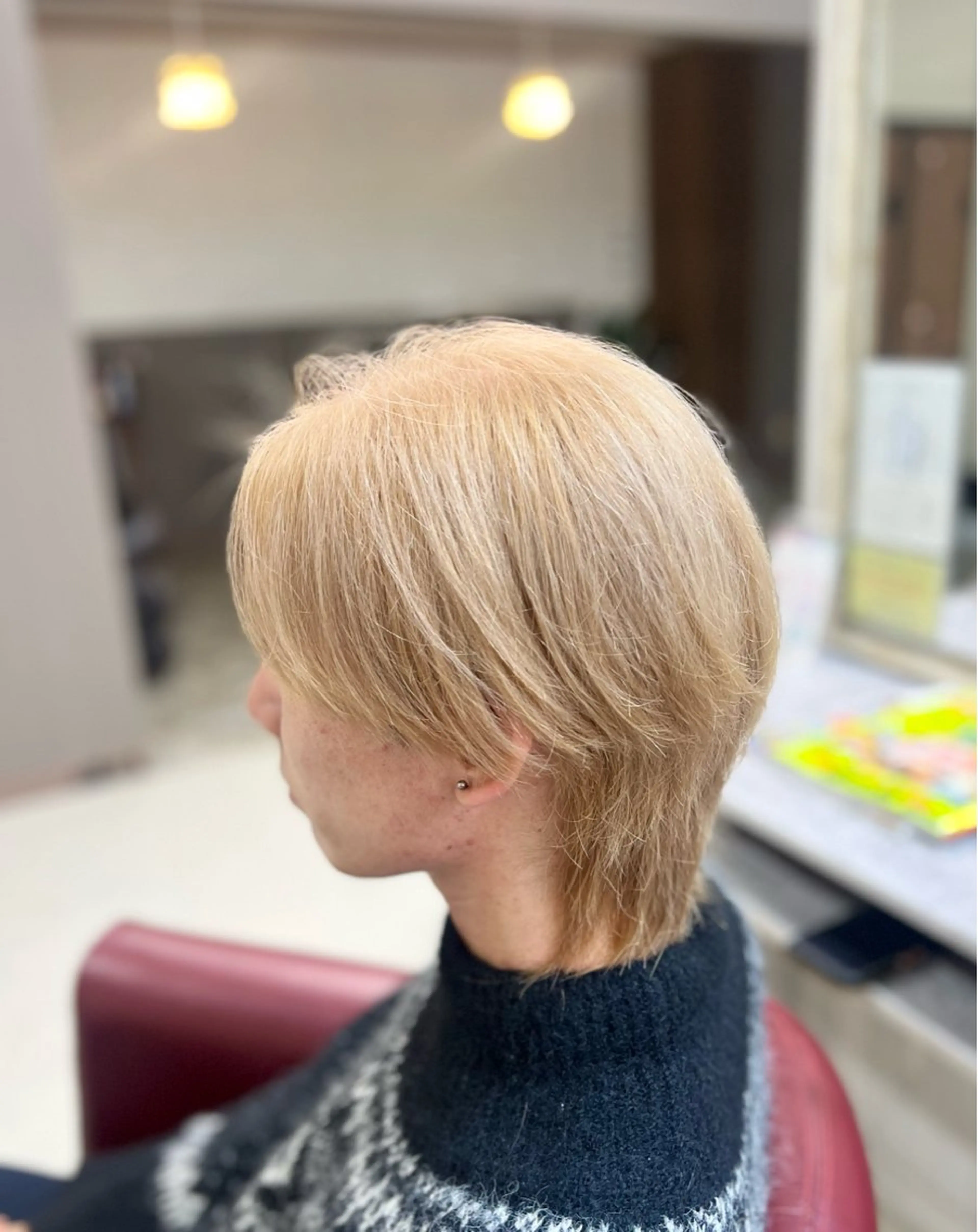 カラー メンズ ブロンド KEN 🌟のヘアスタイル