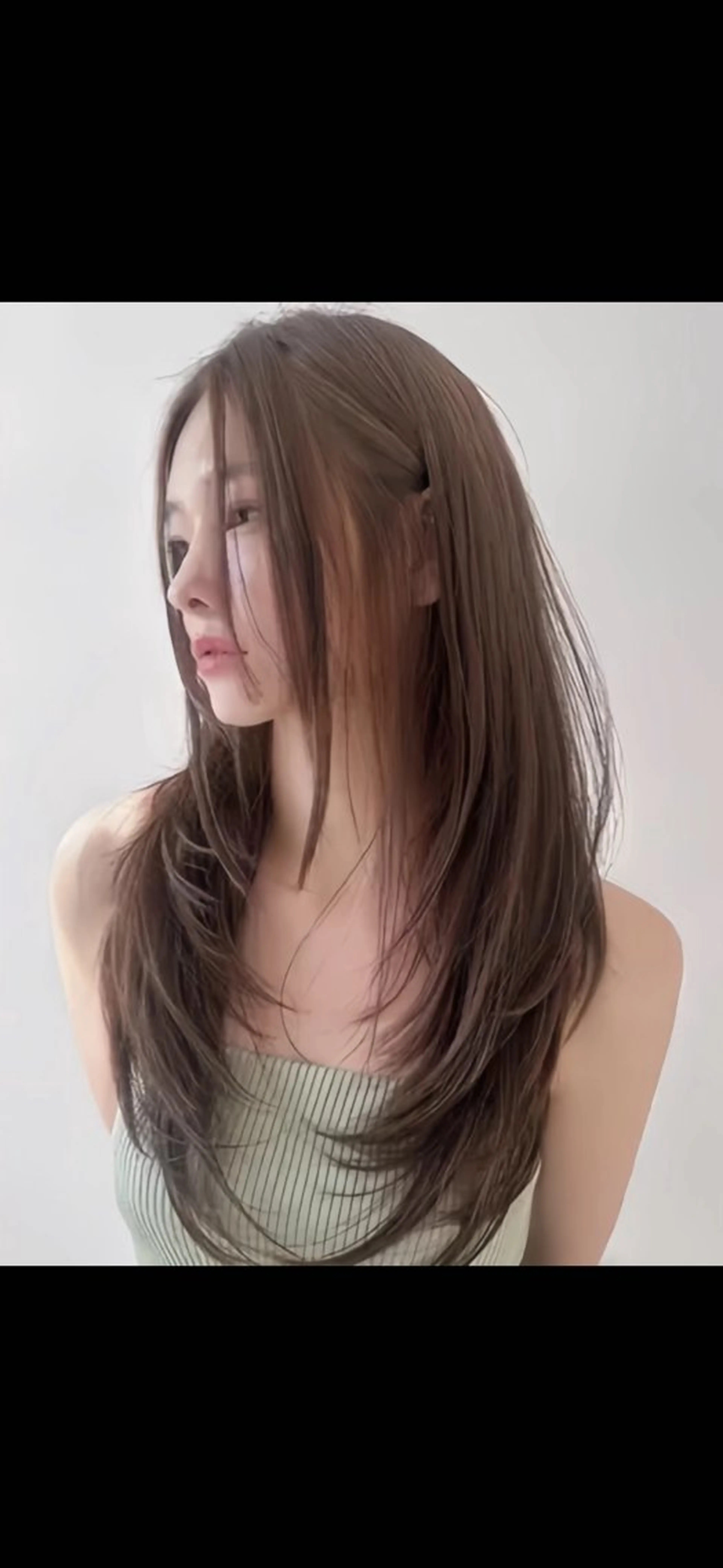 ロング レイヤーカット カット トリートメント Rikuto/原宿 /グラデーションのヘアスタイル