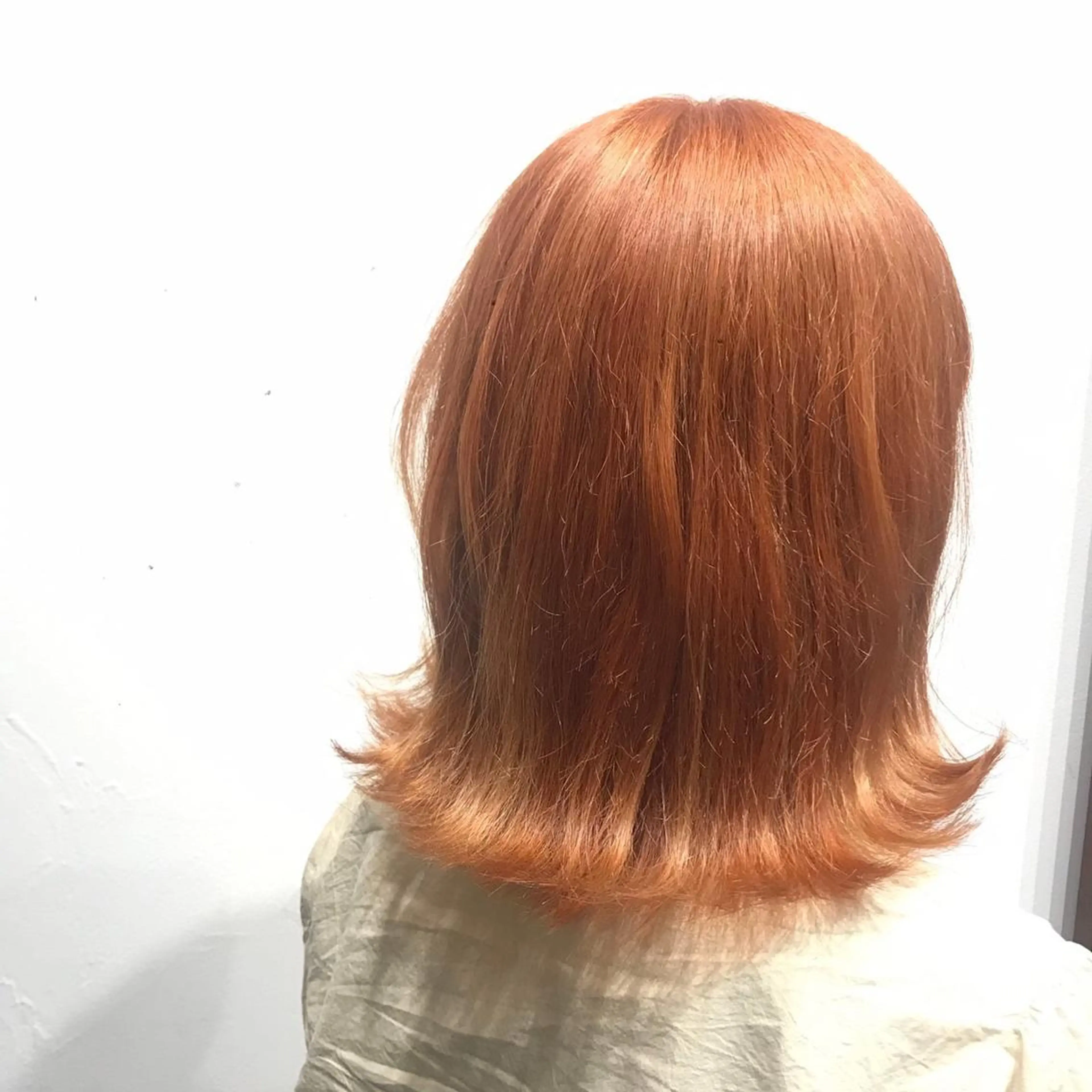 ミディアム カラー スパイキーパーマ 柏NO1 藤本葉のヘアスタイル