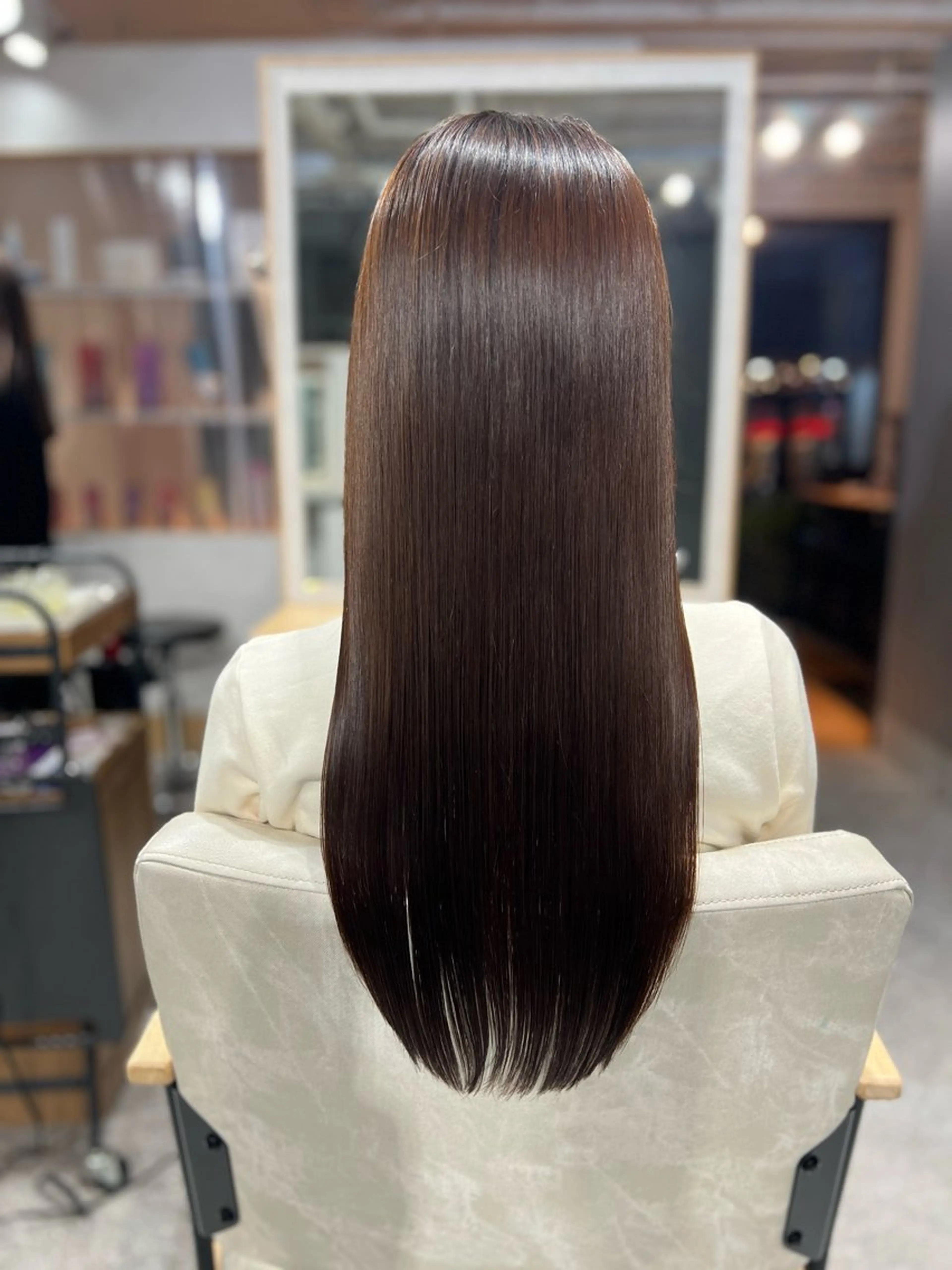 髪質改善縮毛矯正の写真