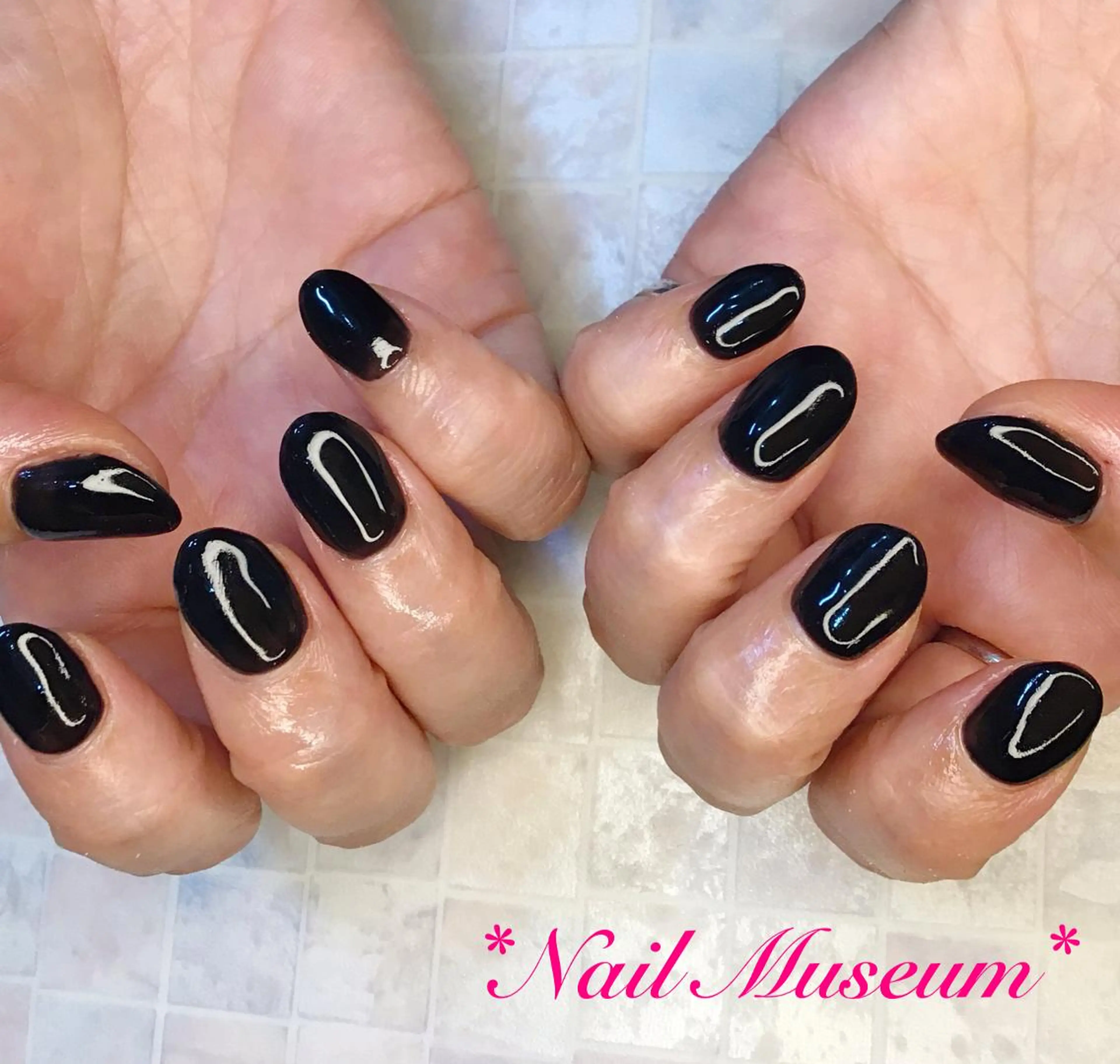 ネイル アートネイル フットネイル フレンチネイル ジェルネイル ハート マグネットネイル💛 Hayakawaのネイルデザイン