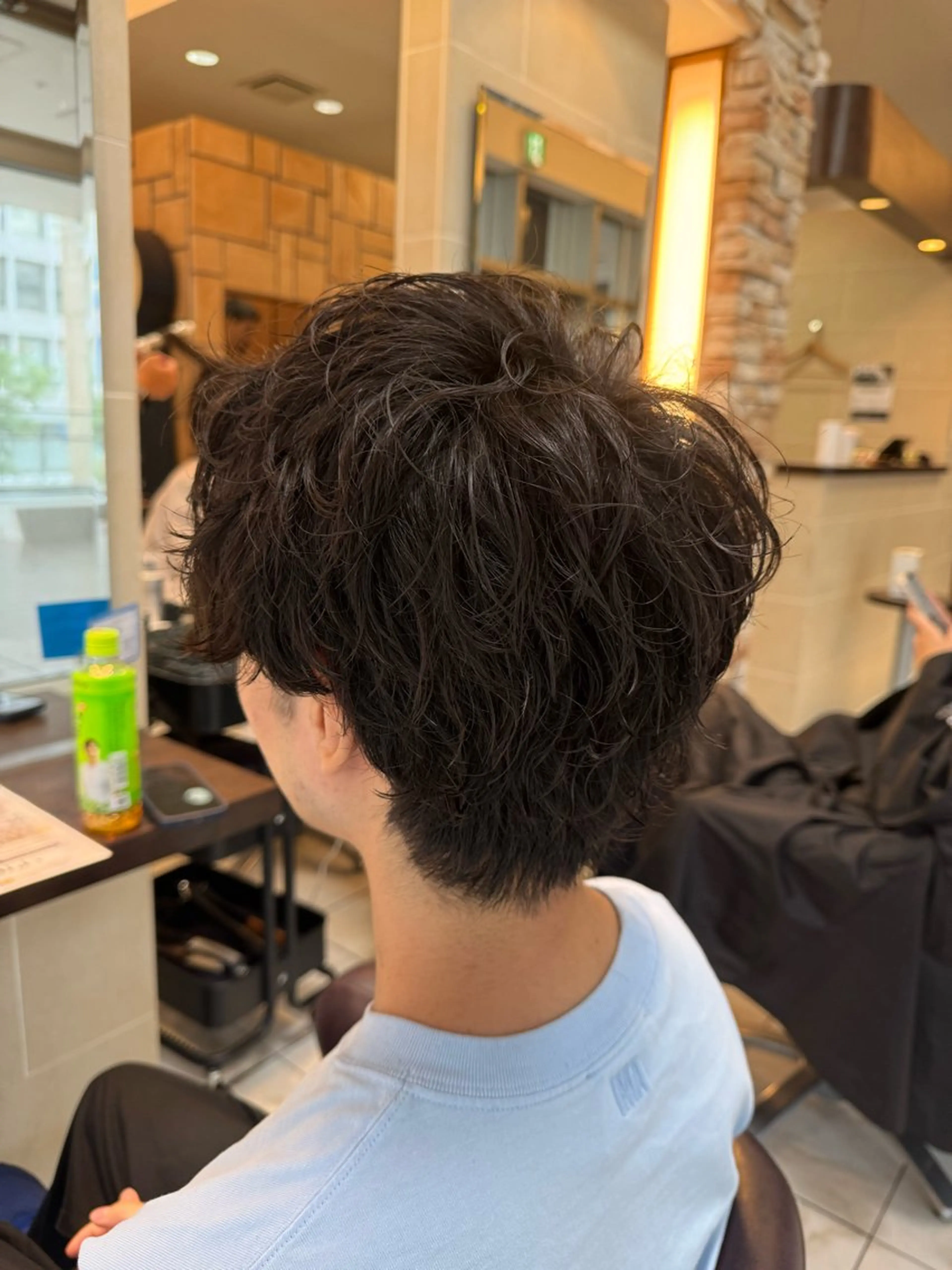 パーマ メンズ カット パーマ ⭐️透明感カラー/ パーマ⭐️宮野翔のヘアスタイル