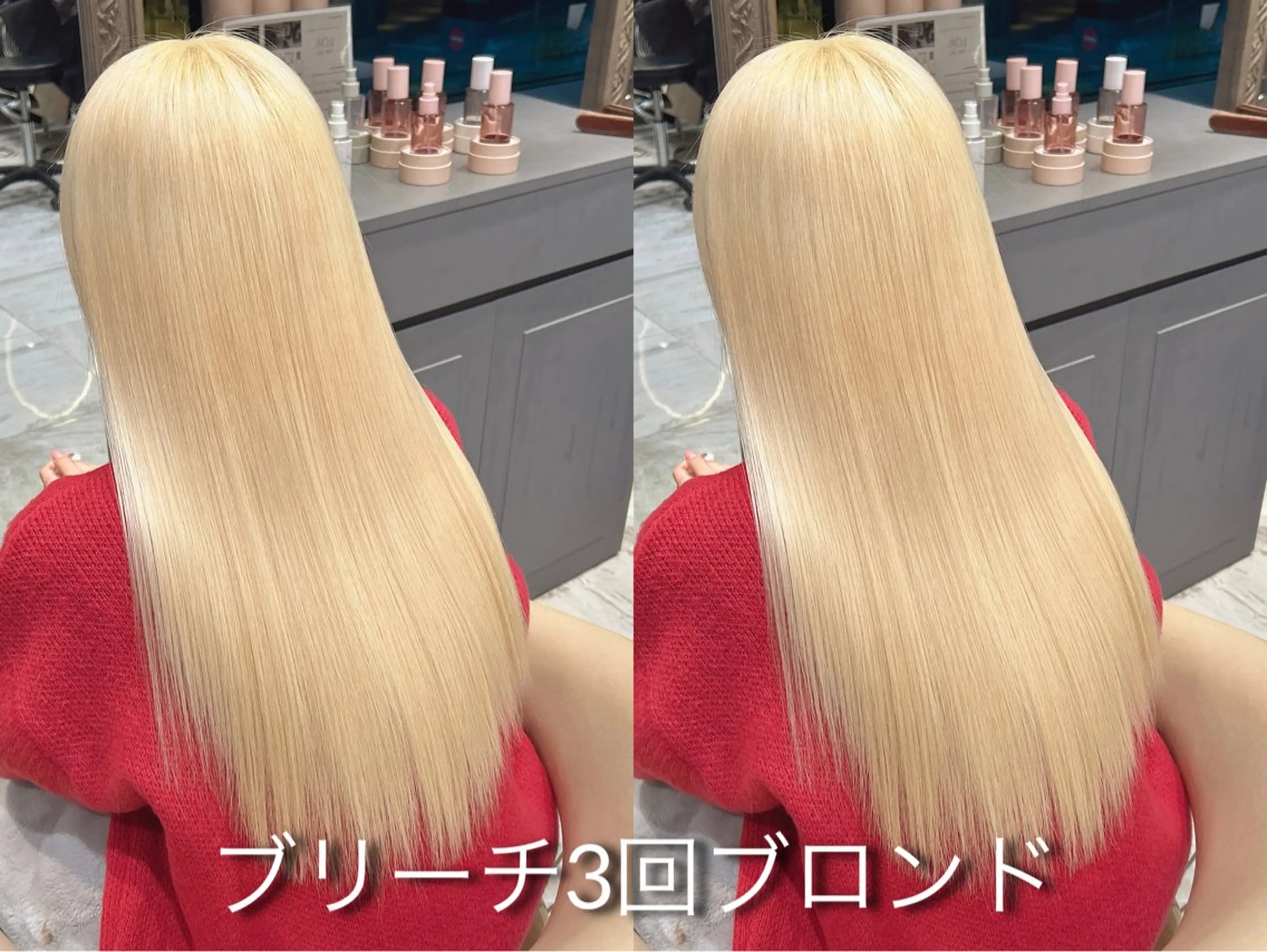 ロング ヘアカラー 🥇KEN /レイヤー/艶カラーのヘアスタイル