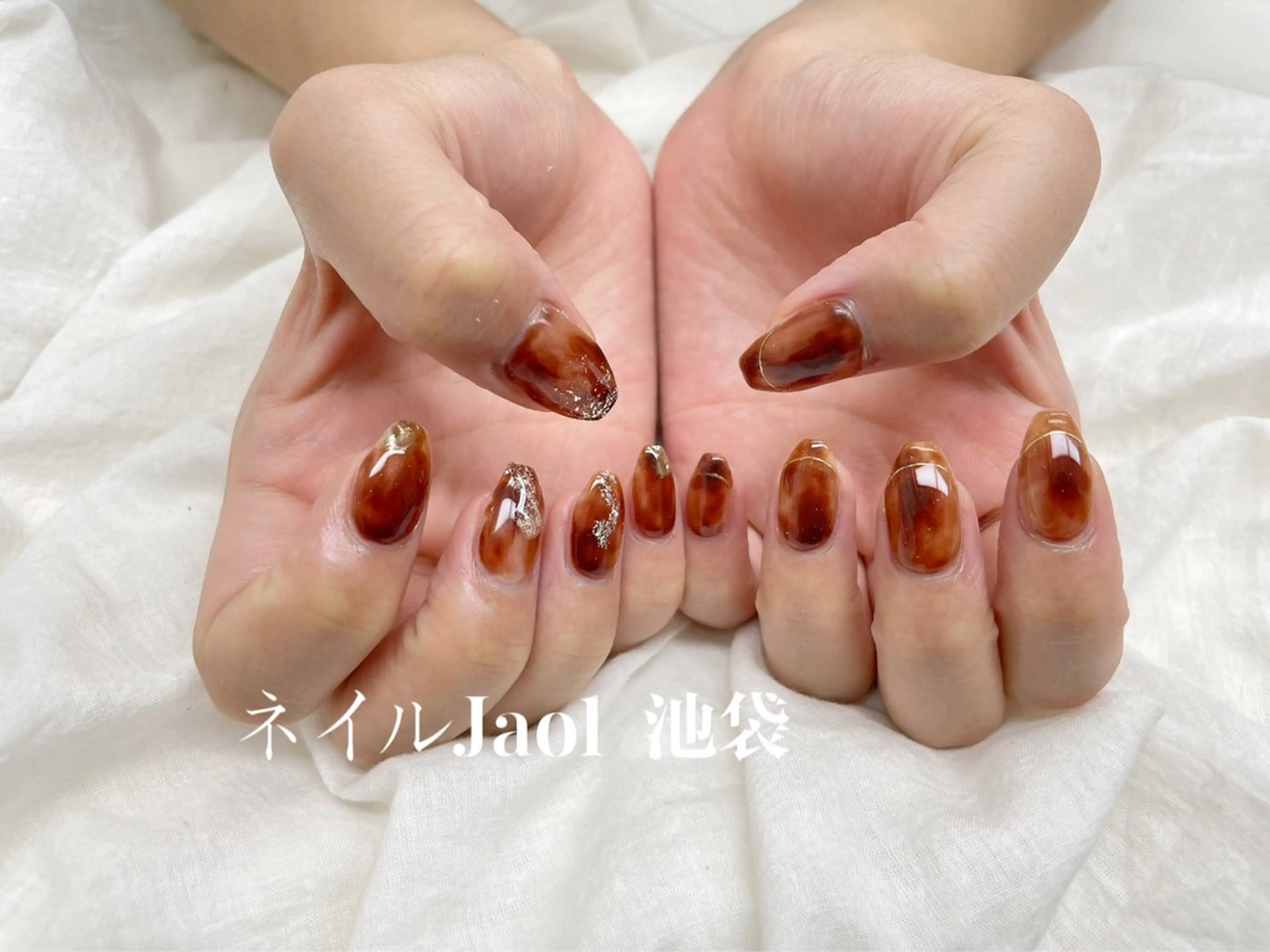 ミディアム ハンドネイル nail jaol池袋店所属・ネイルJaol 池袋のネイルデザイン