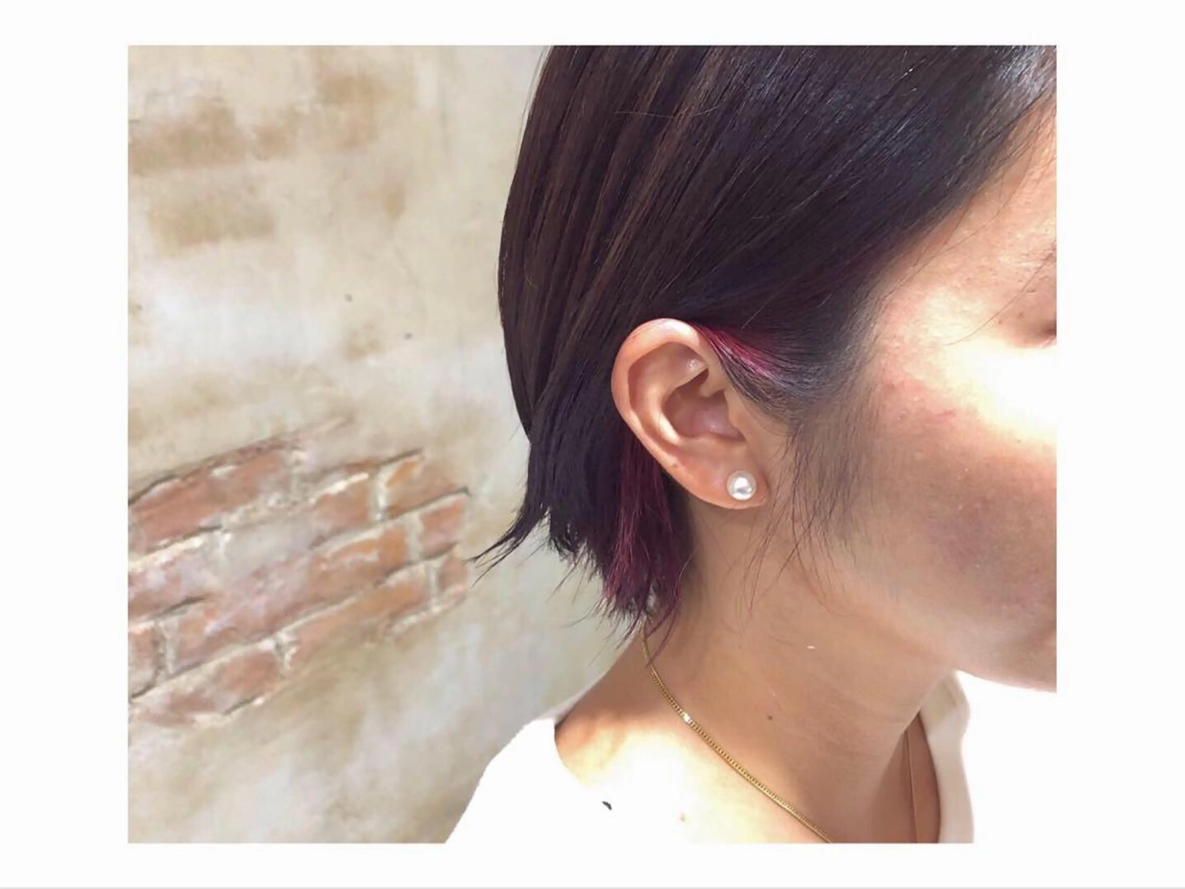 ショート カラー ブリーチ ピンクカラー パ ルのヘアスタイル