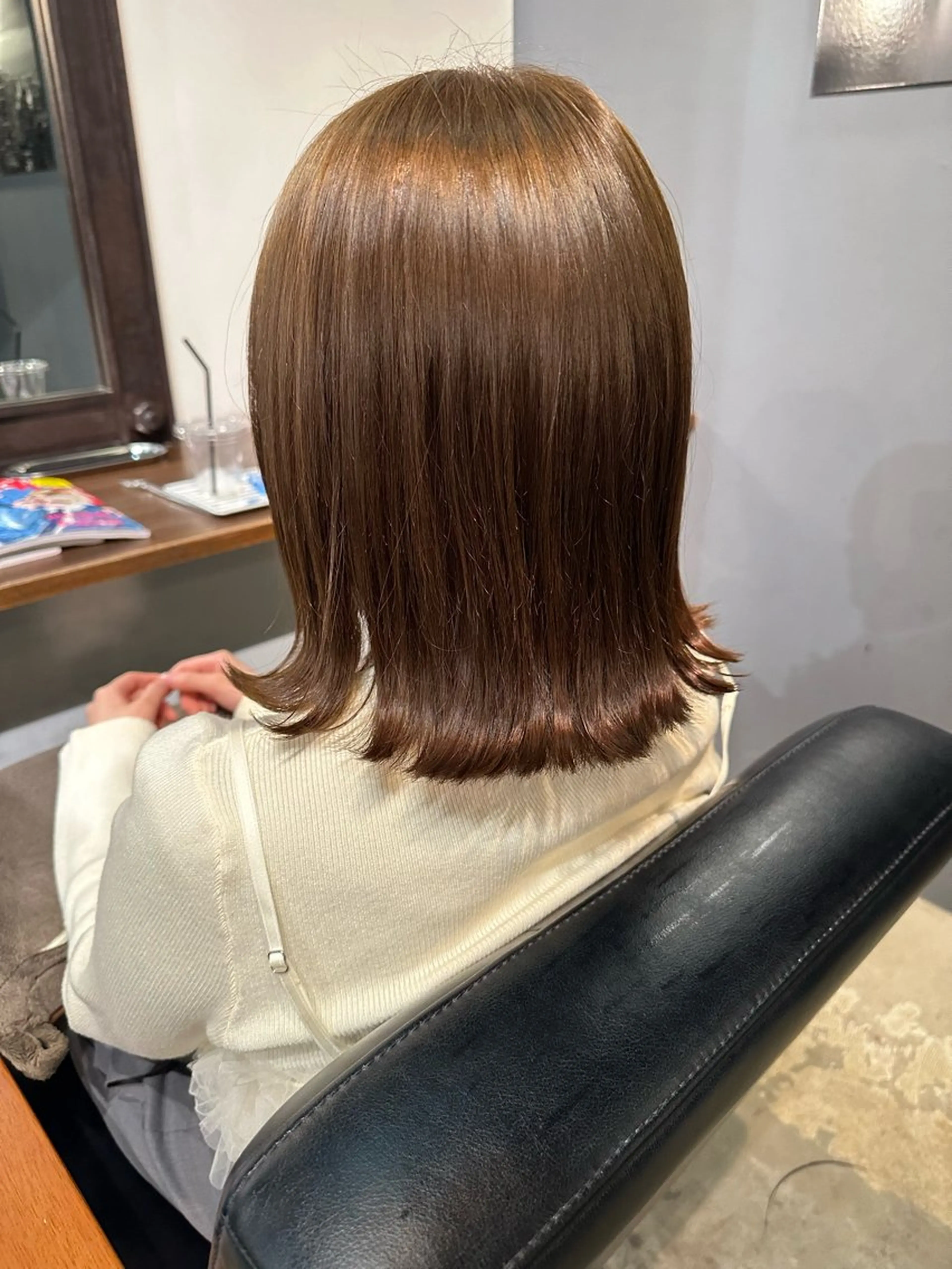 カラー ヘアカラー 木村 朱里のヘアスタイル