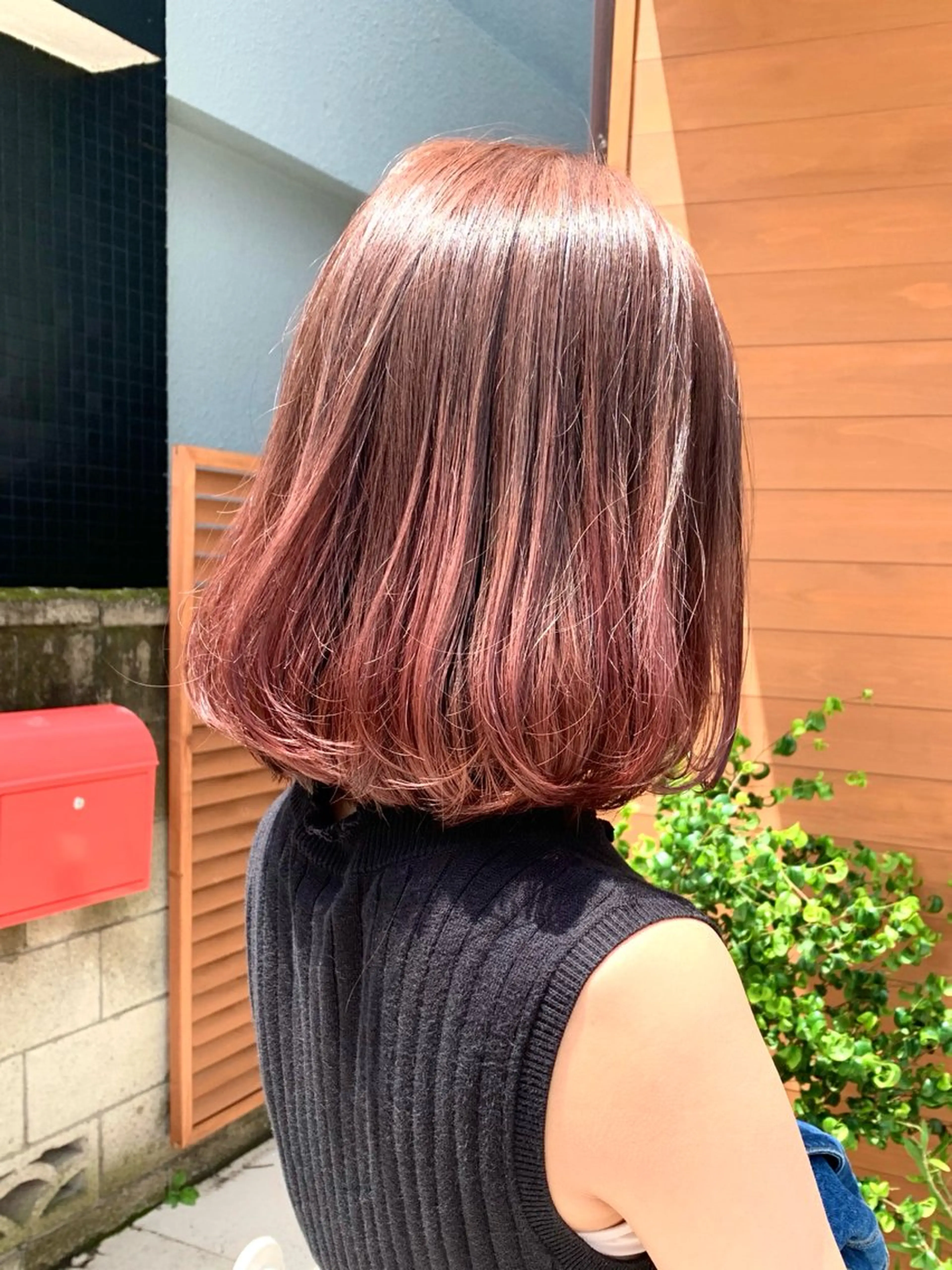 ショート カラー レッドカラー メンズパーマ✨️村越 雄斗のヘアスタイル
