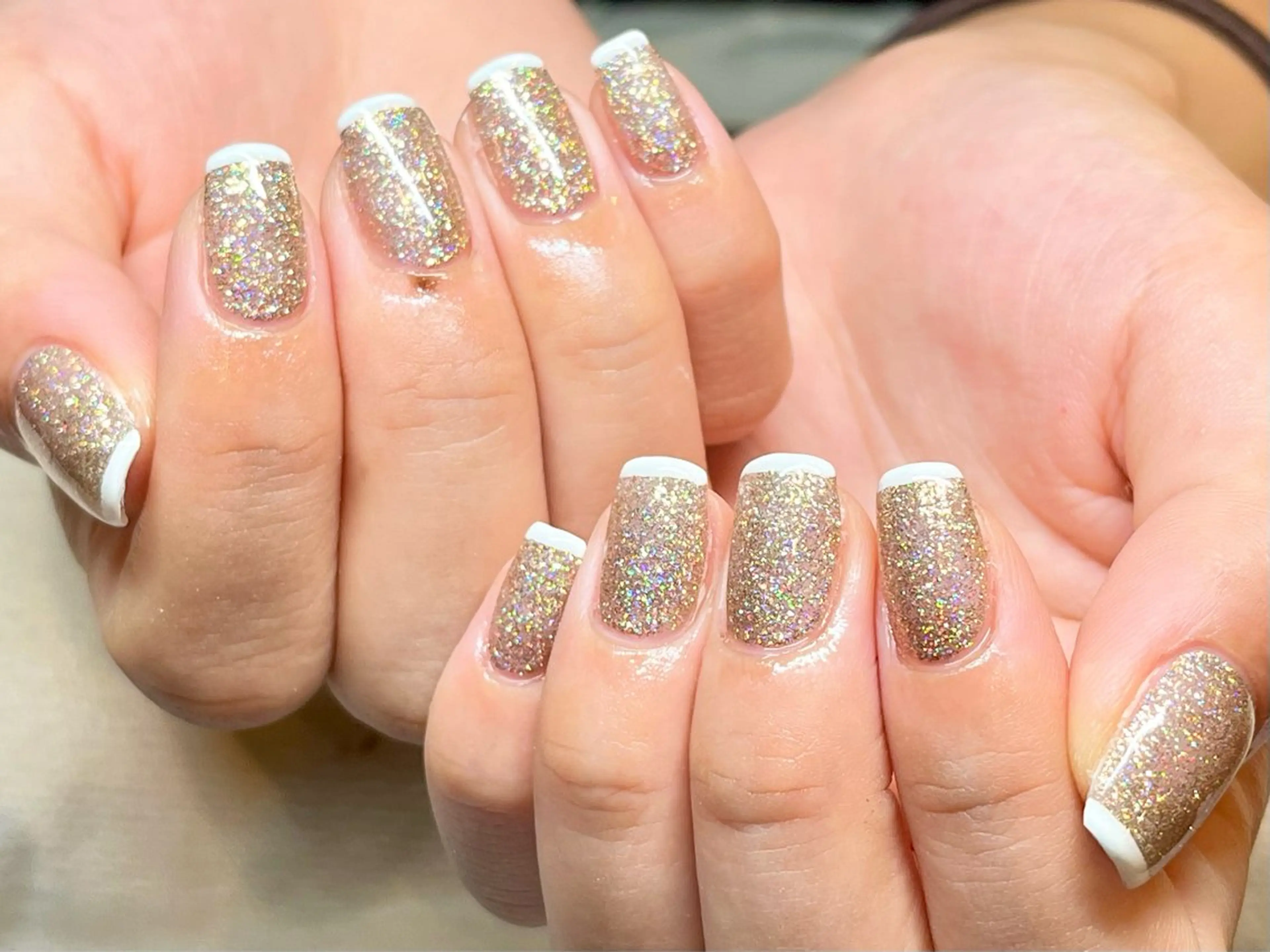 ネイル アートネイル オフィスネイル ワンカラーネイル ショートネイル ネイルサロン　リリーブランシュ所属・森 瑞紀のネイルデザイン