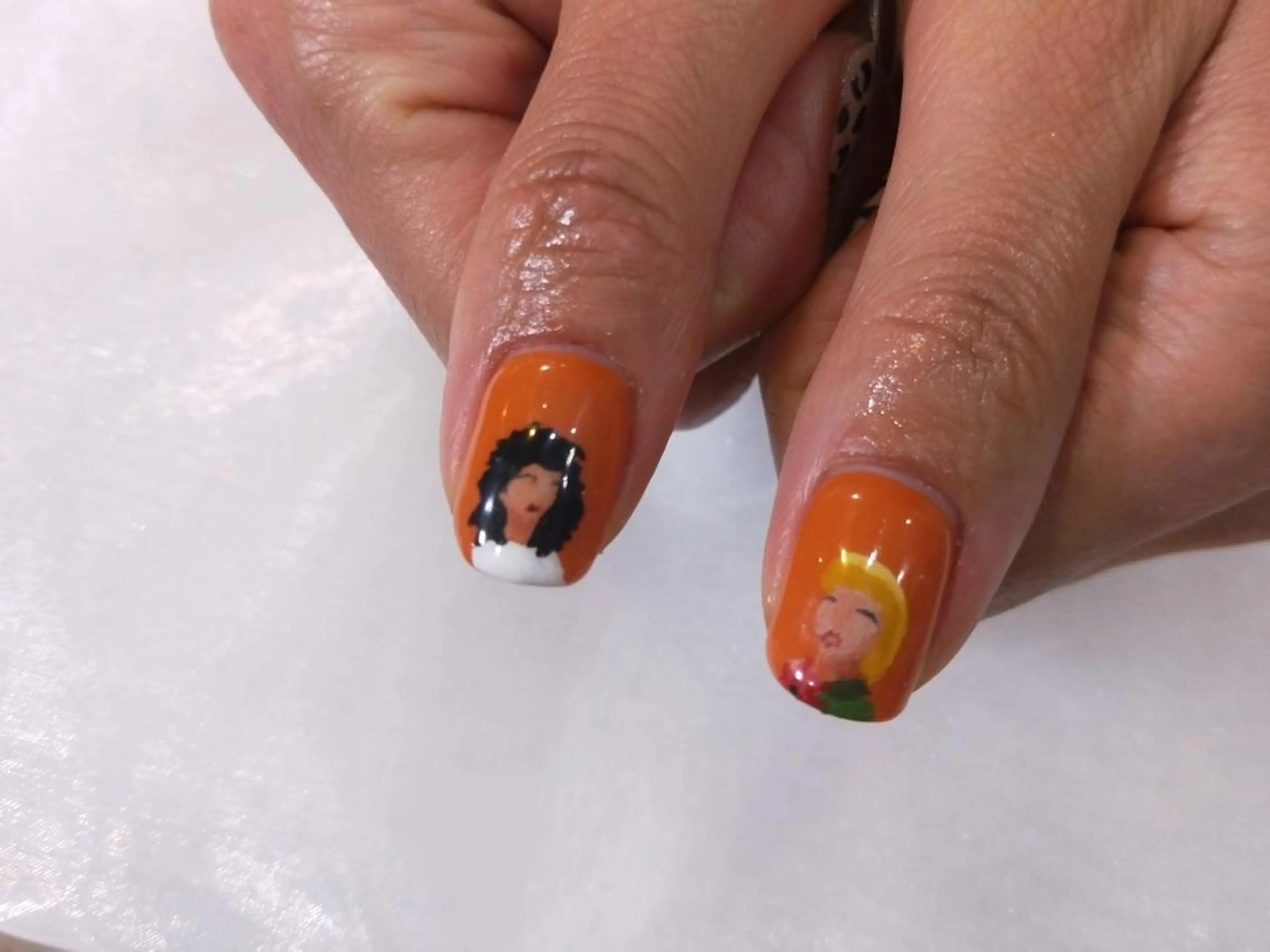 ネイル ハンドネイル ハンドケア R'well所属・はばすみれ🎀ﾈｲﾙ 光ﾌｪｲｼｬﾙ ﾍｱのネイルデザイン