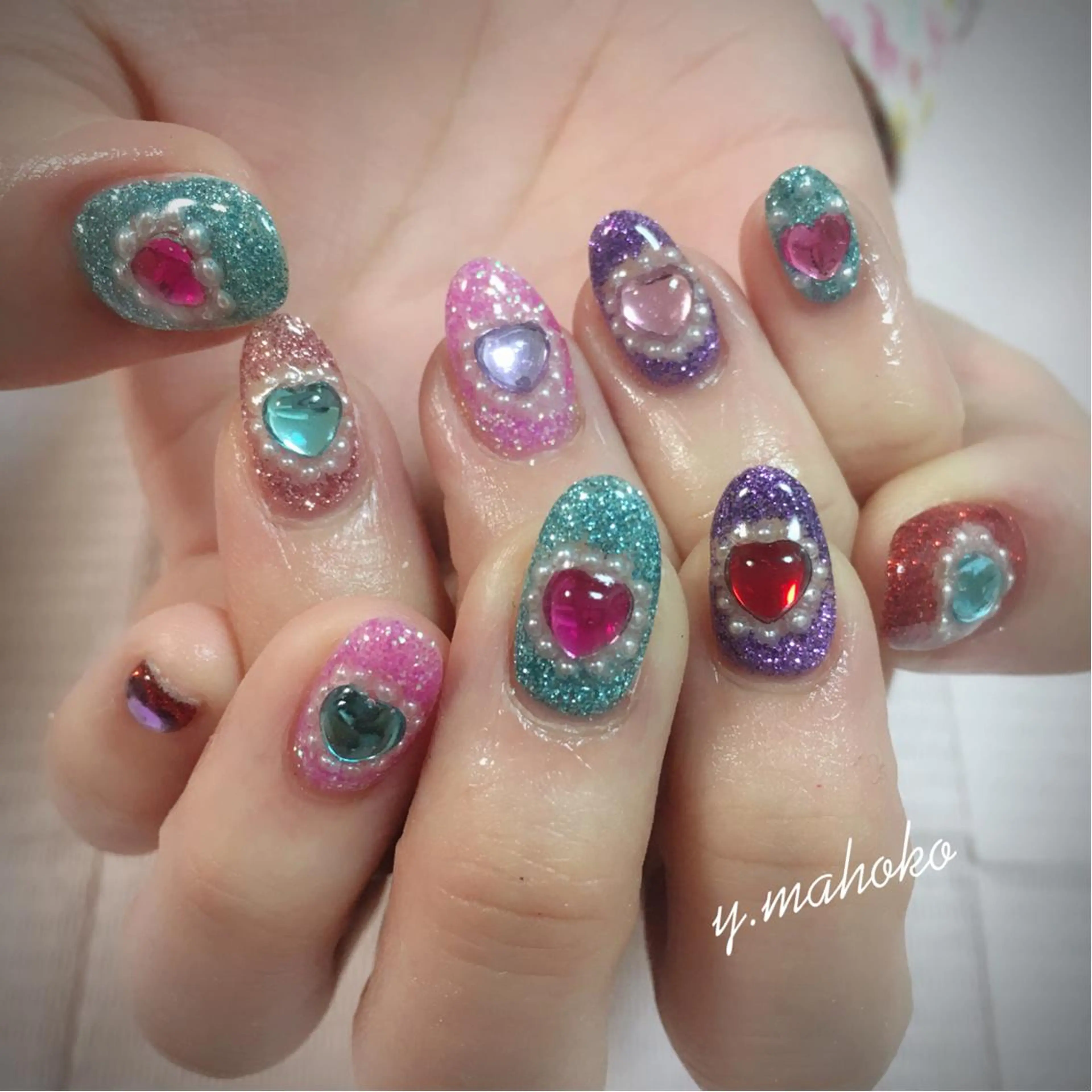 ネイル She nail studio 原宿所属・パラジェル有/ スカルプ/mahoのネイルデザイン