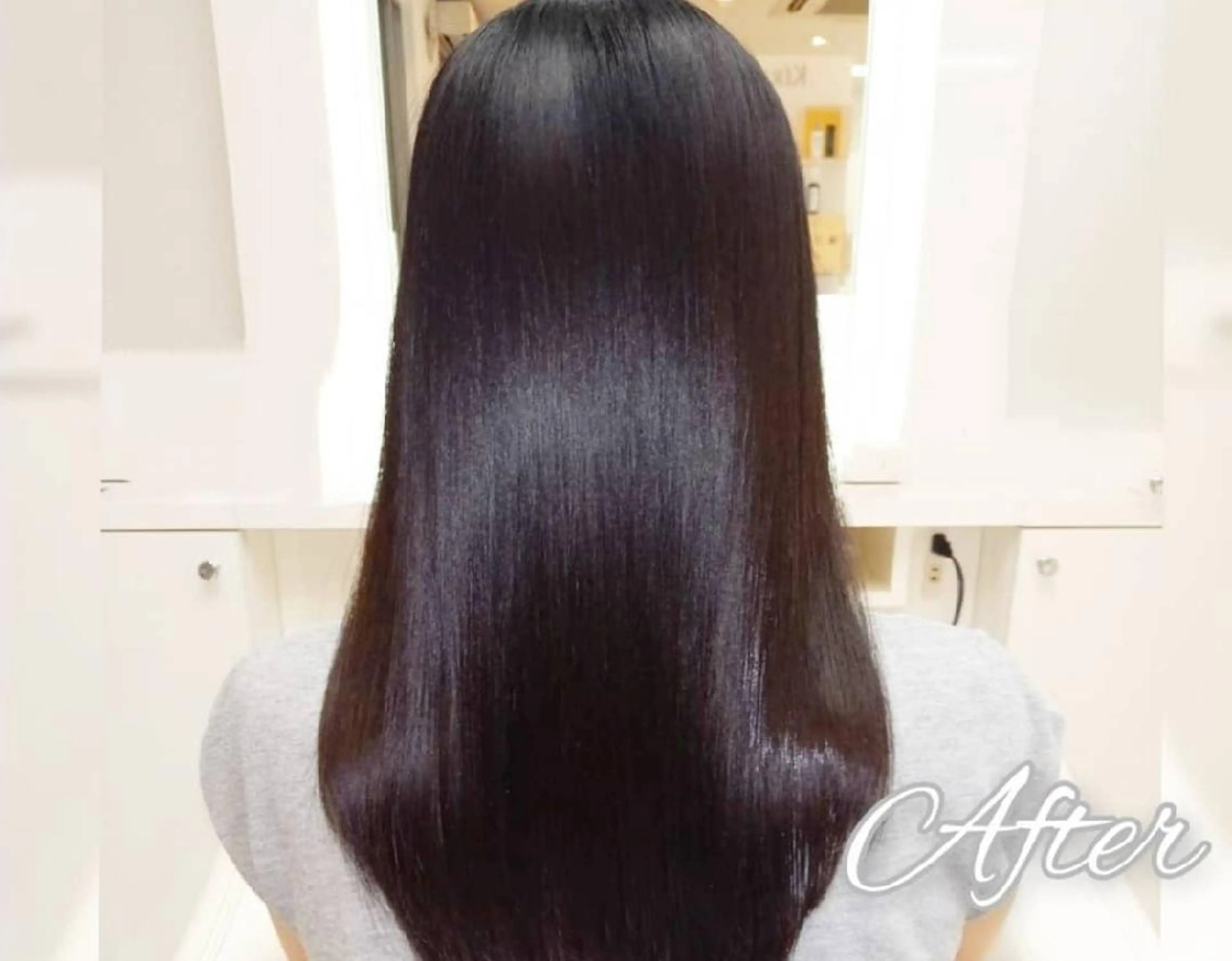 ロング カラー パーマ fructueuxune所属・中野韓国レイヤー× ウルフ  本木之教
のヘアスタイル