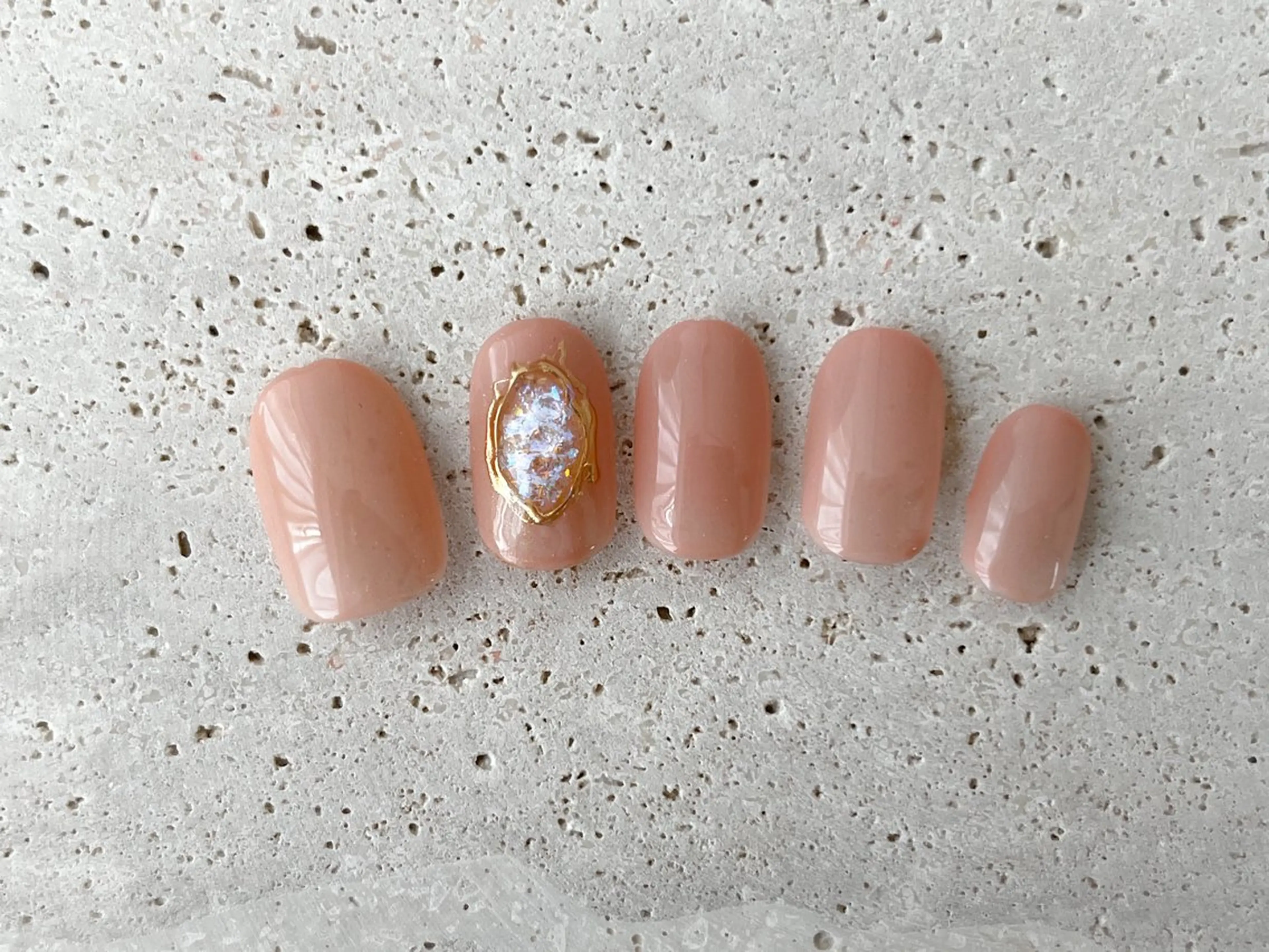 ネイル シンプルネイル Chamuel 三輪のネイルデザイン