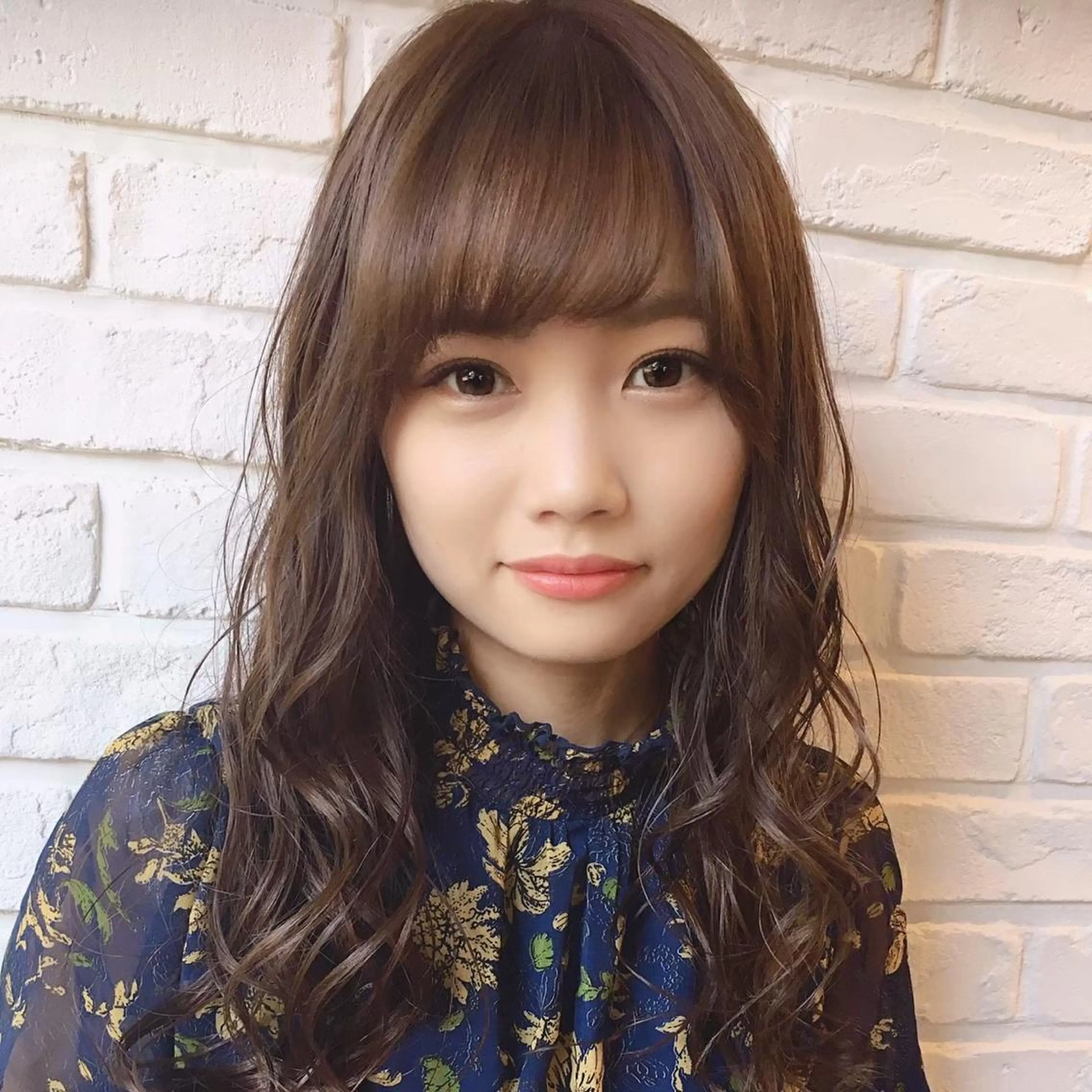 セミロング カラー 豊中/メンズ特化 岡田 龍之介のヘアスタイル