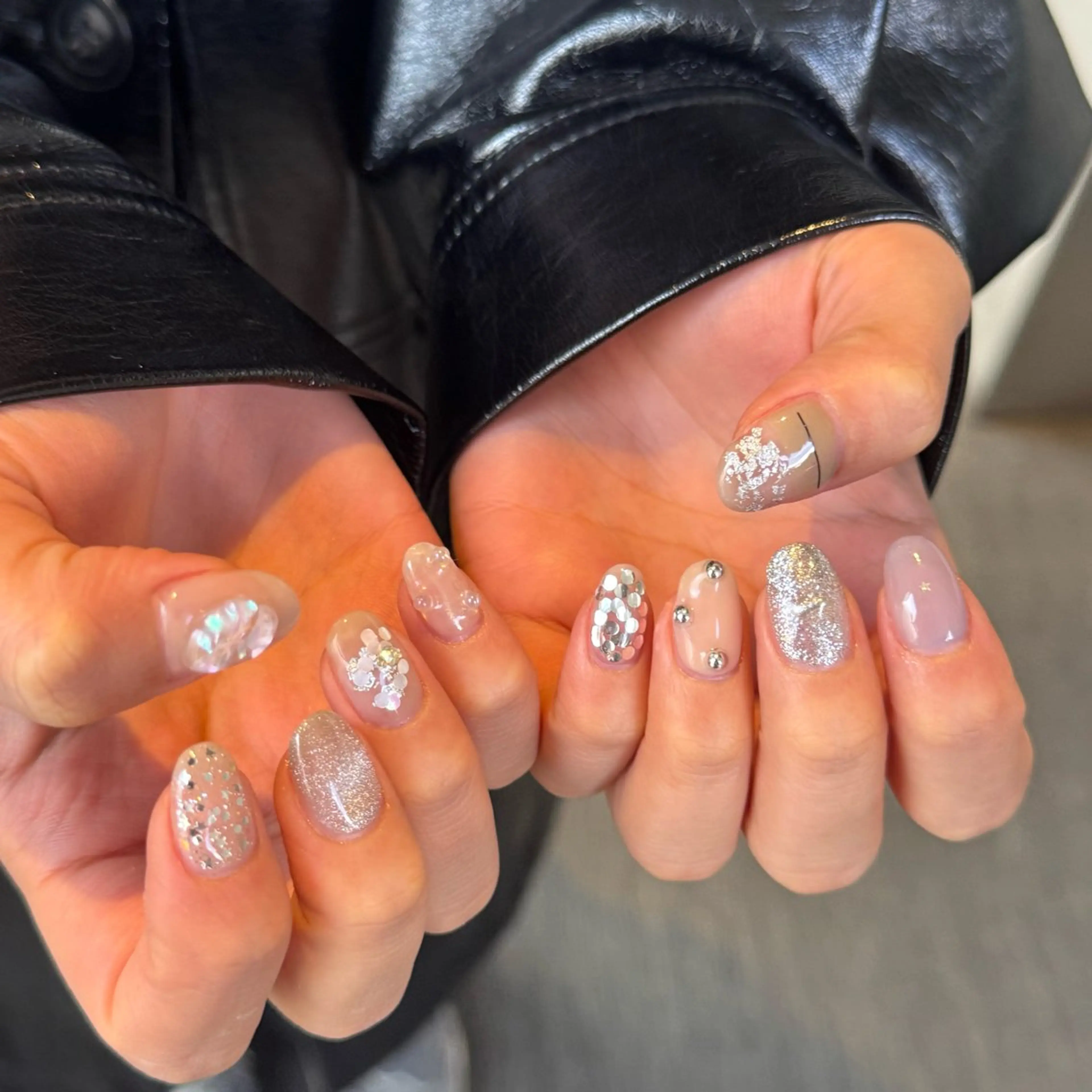 ネイル 持ち込み ニュアンスネイル Yu_me(ユーミー)所属・Yu_me fuukaのネイルデザイン