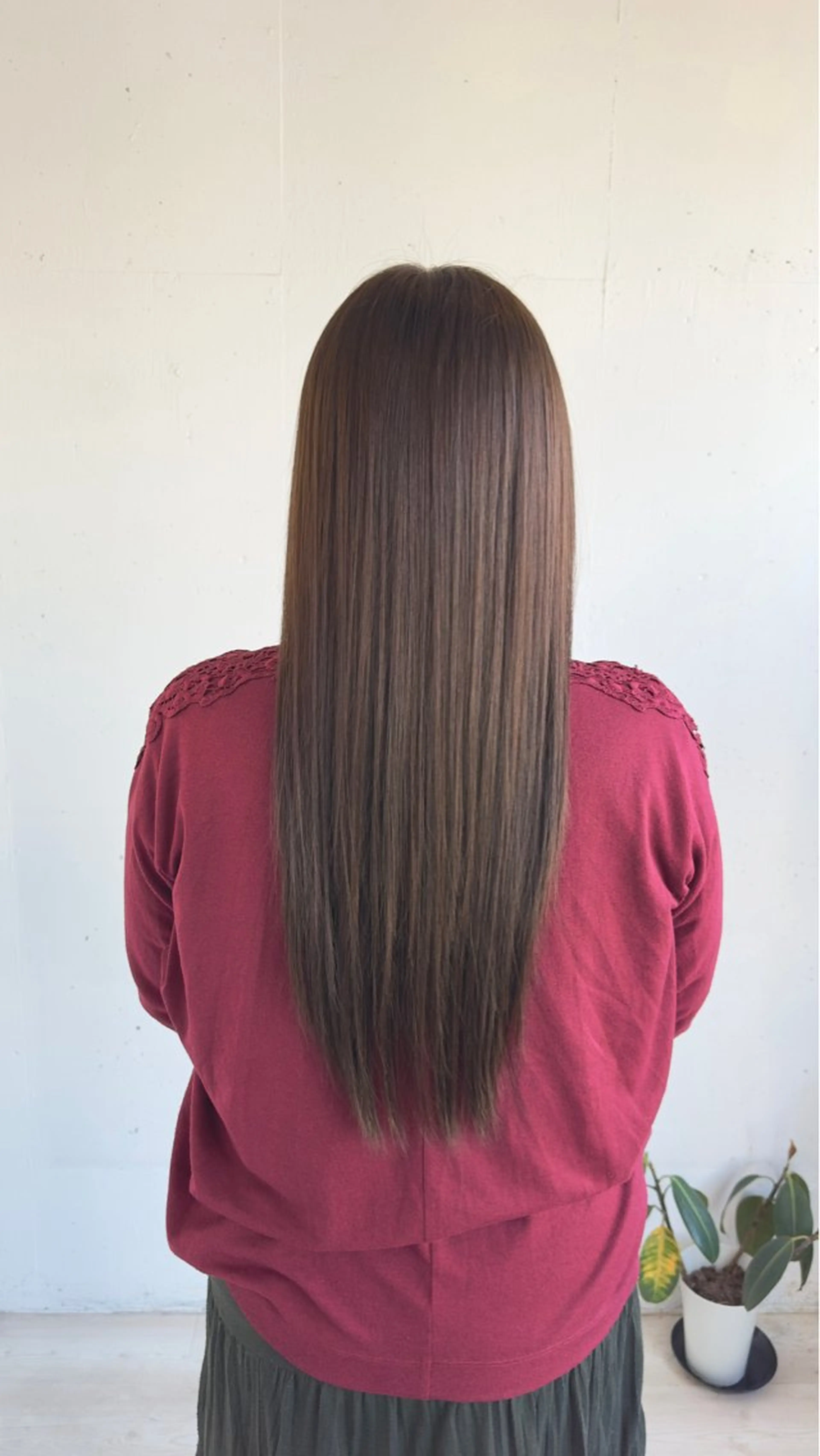 ロング テラモト カズヨシのヘアスタイル